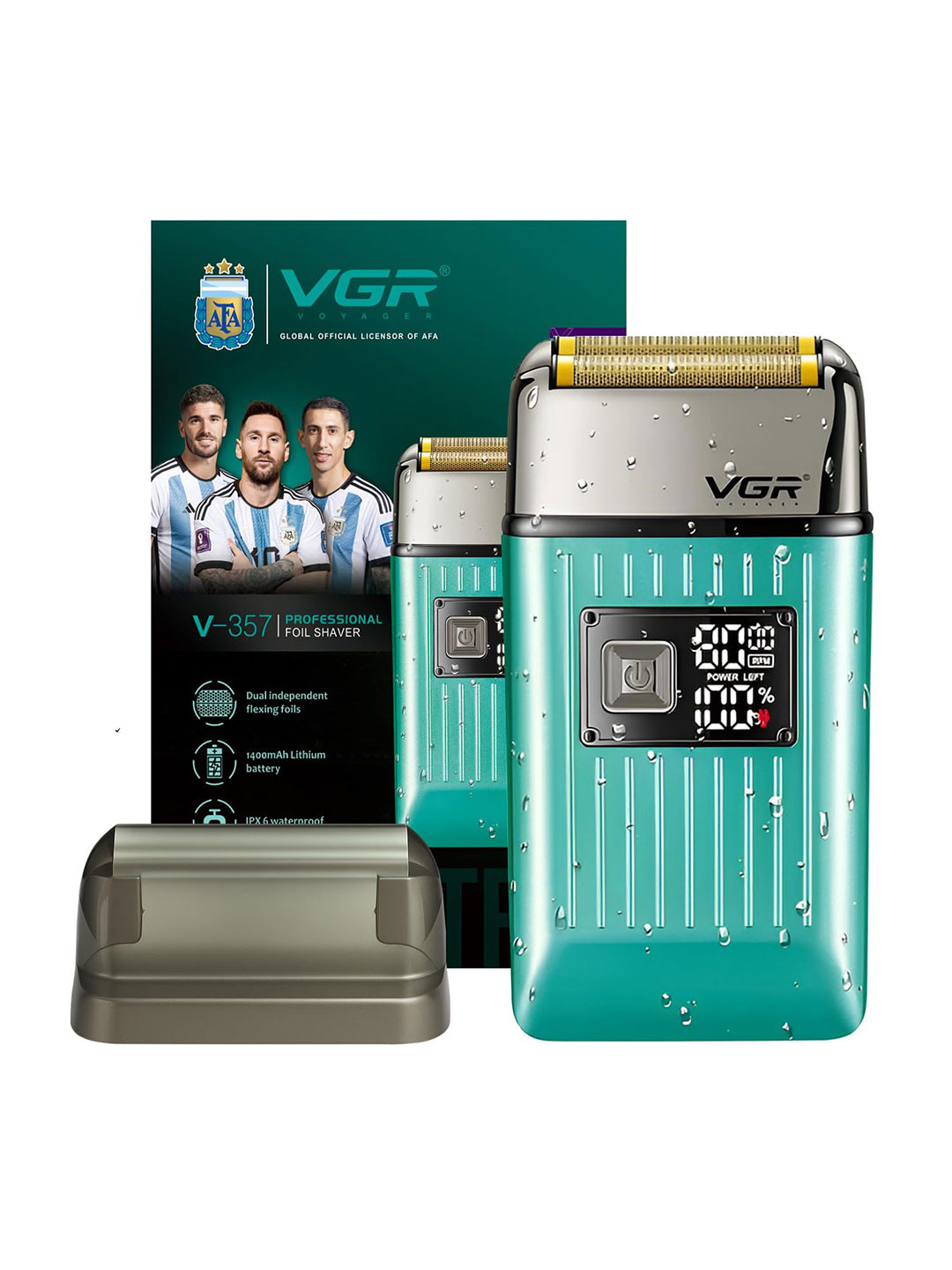 VGR V-357 Professional Foil Shaver- Green