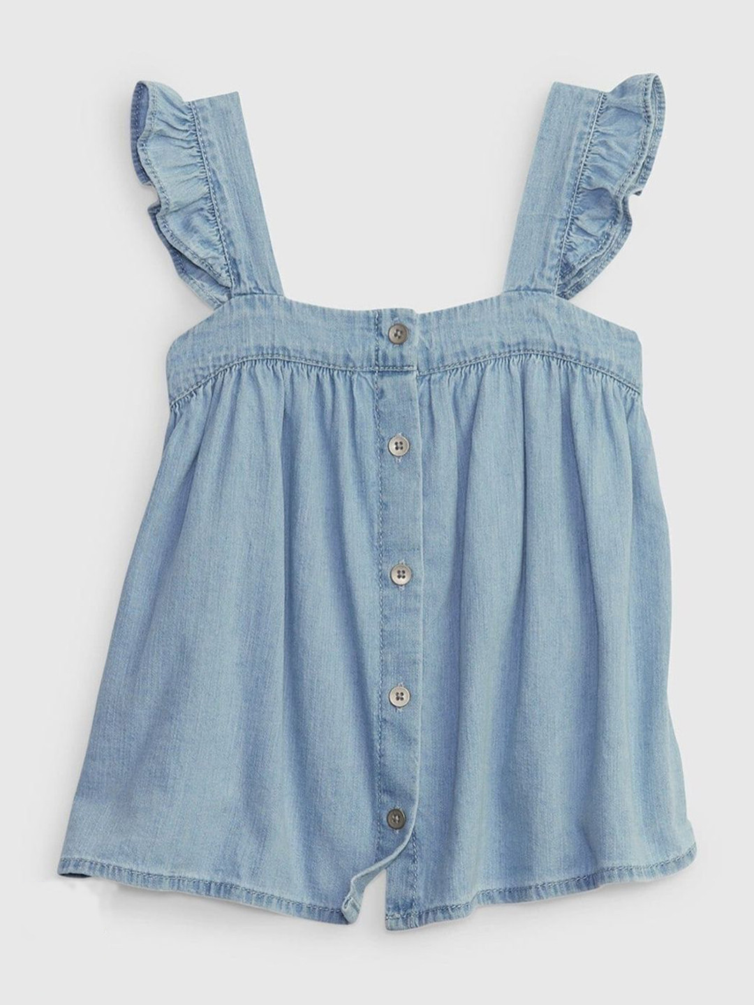 GAP Girls Pure Cotton Square Neck Tops