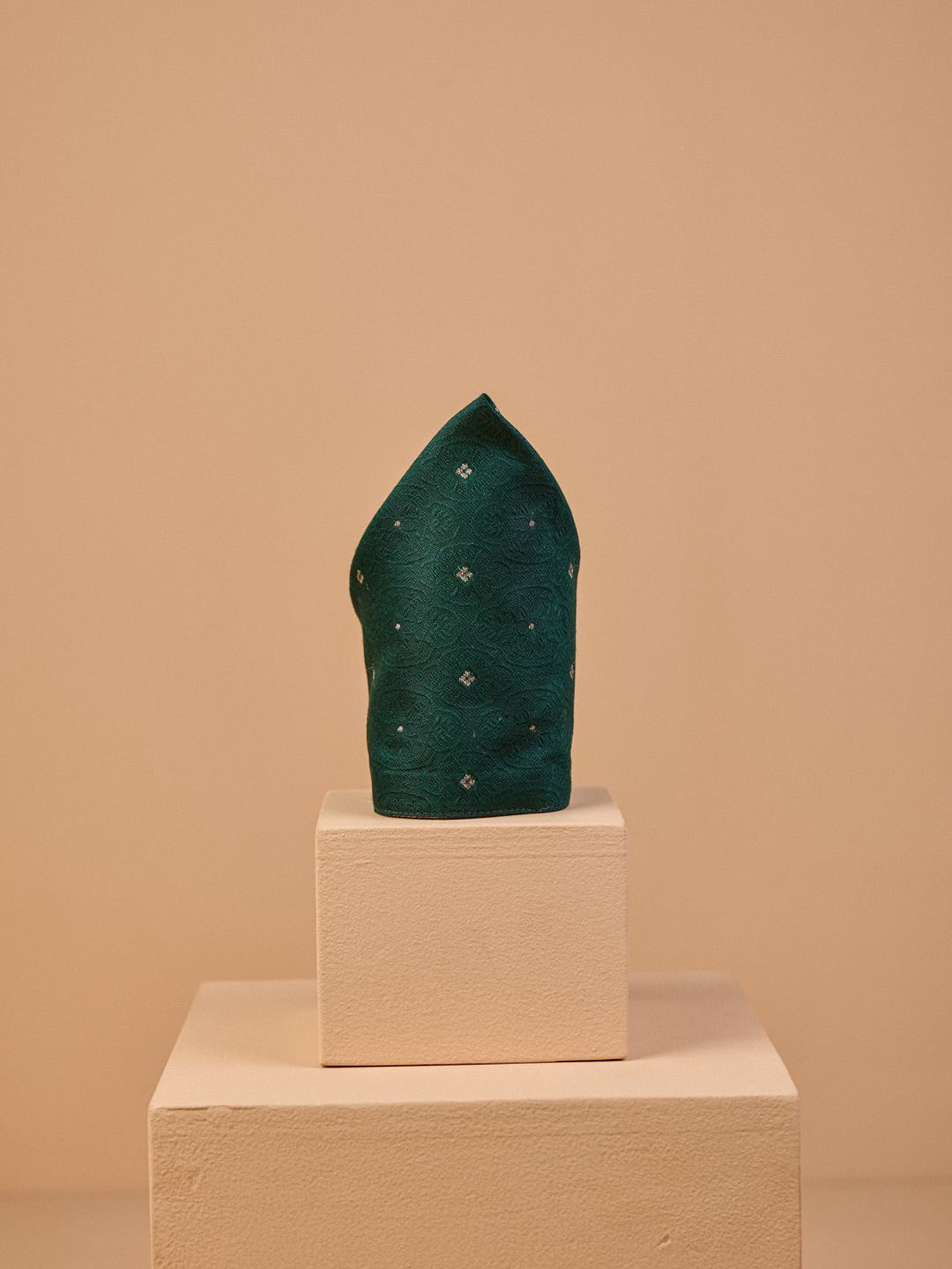 Tasva Floral Woven Design Jacquard Weave Pocket Squares