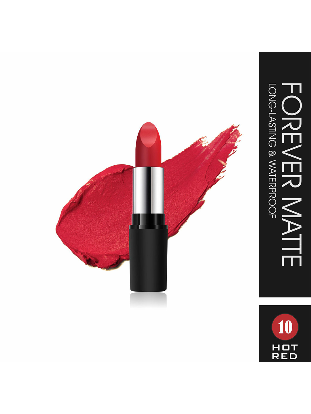Maliao Forever Matte Cream Crush Lipstick- 3.8 g- Hot Red M10