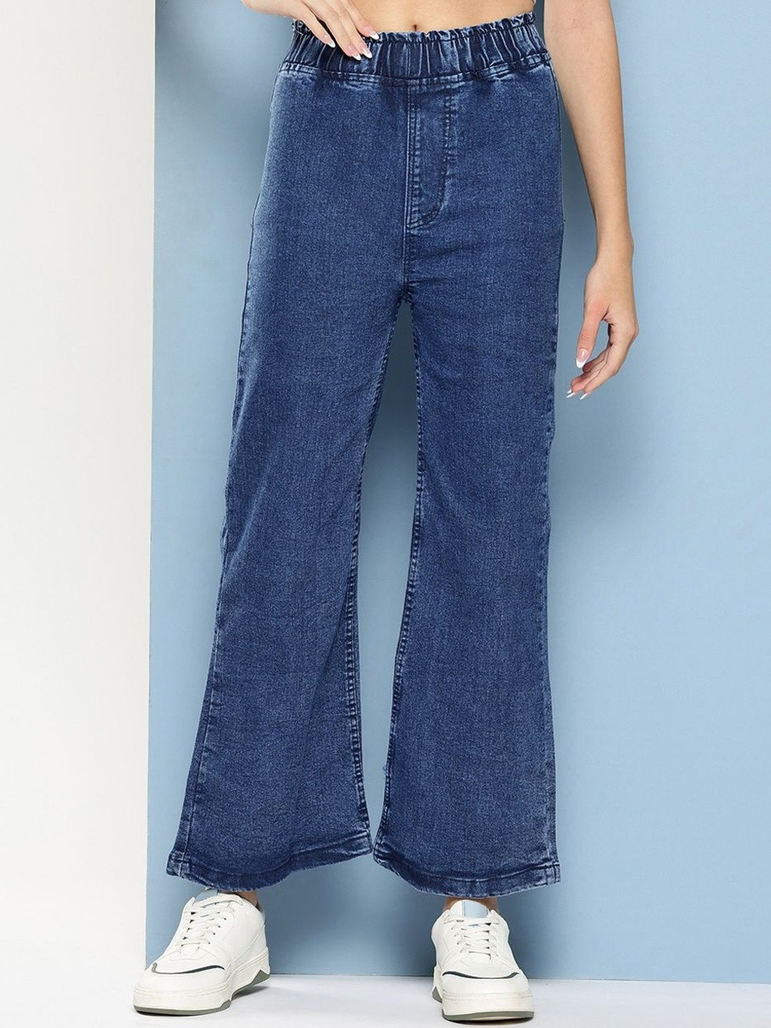 Muhuratam Girls Cotton Clean Look Jeans