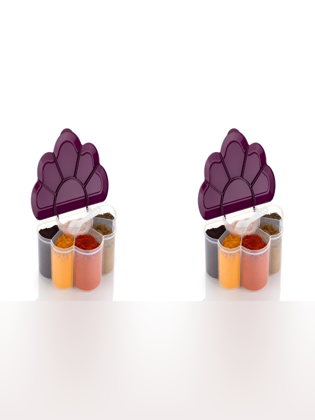 Metrolife Purple 2 Pieces Kitchen Storage Containers-2 L