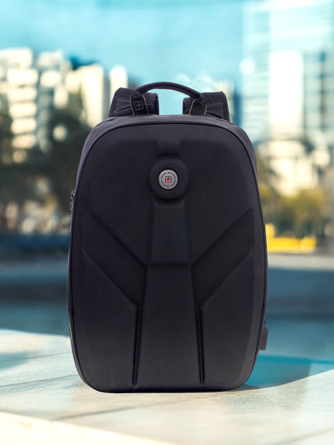 SWISS MILITARY Unisex USB Charging Port Backpack