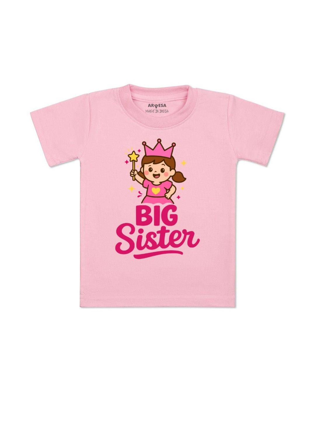 Big Sister Printed Kids Tshirt