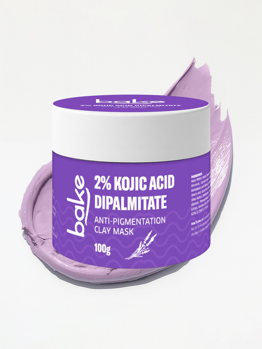 BAKE Cotton Candy Anti Pigmentation Clay Mask with Alpha Arbutin - 100gm