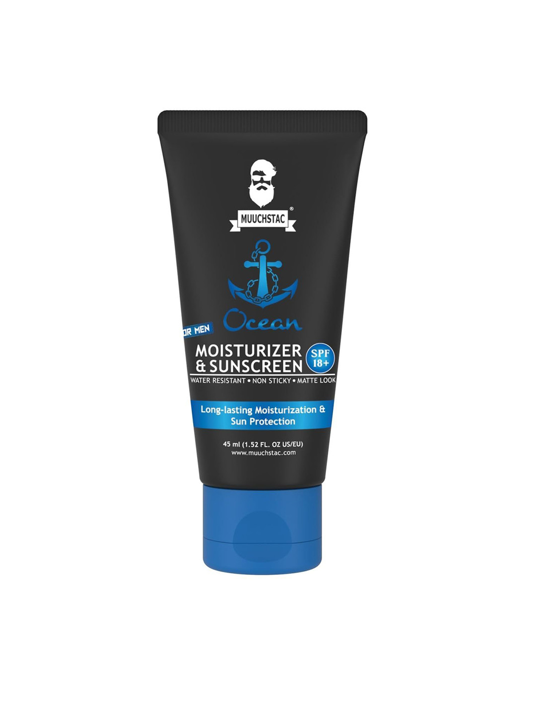 MUUCHSTAC Ocean Moisturizer & Sunscreen SPF 18+ Cream - 45 ml