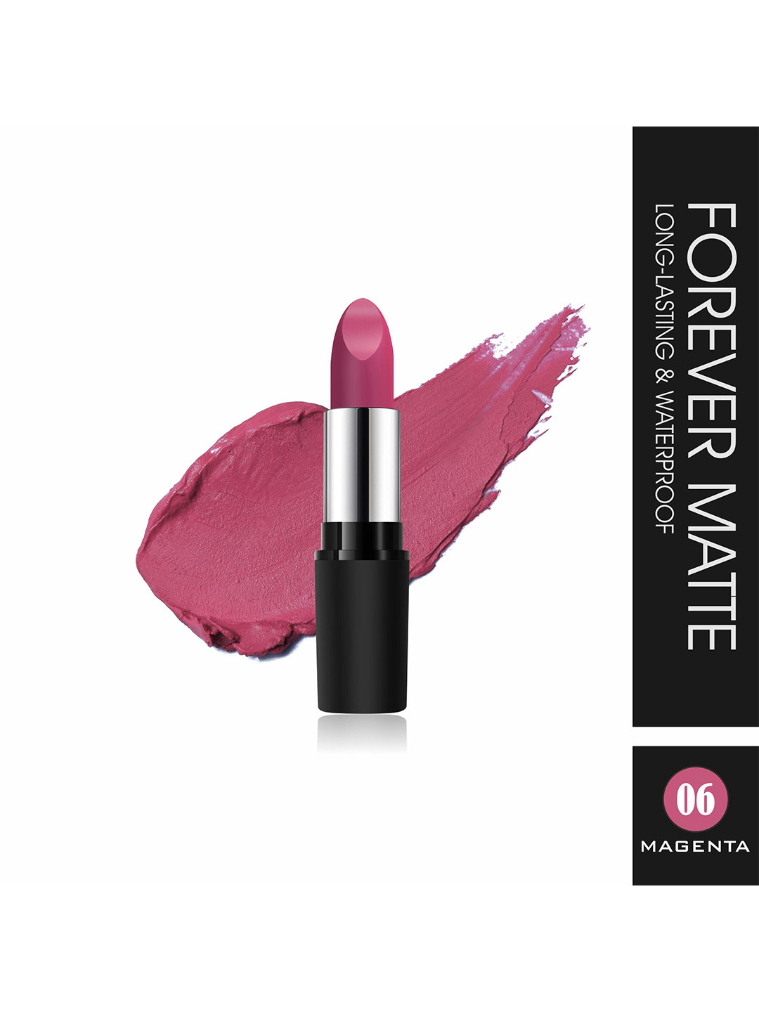 Maliao Forever Matte Cream Crush Lipstick- 3.8 g- Magenta M06