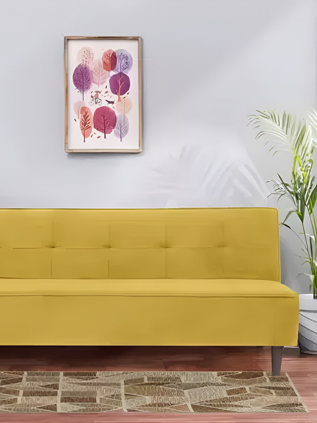 Solis Primus Comfort for all Yellow 3 Seater Inflatable Sofa & Bed