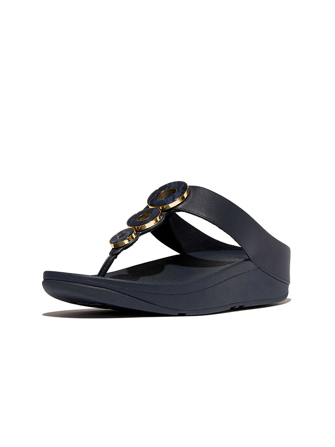 fitflop Leather Wedge Sandals