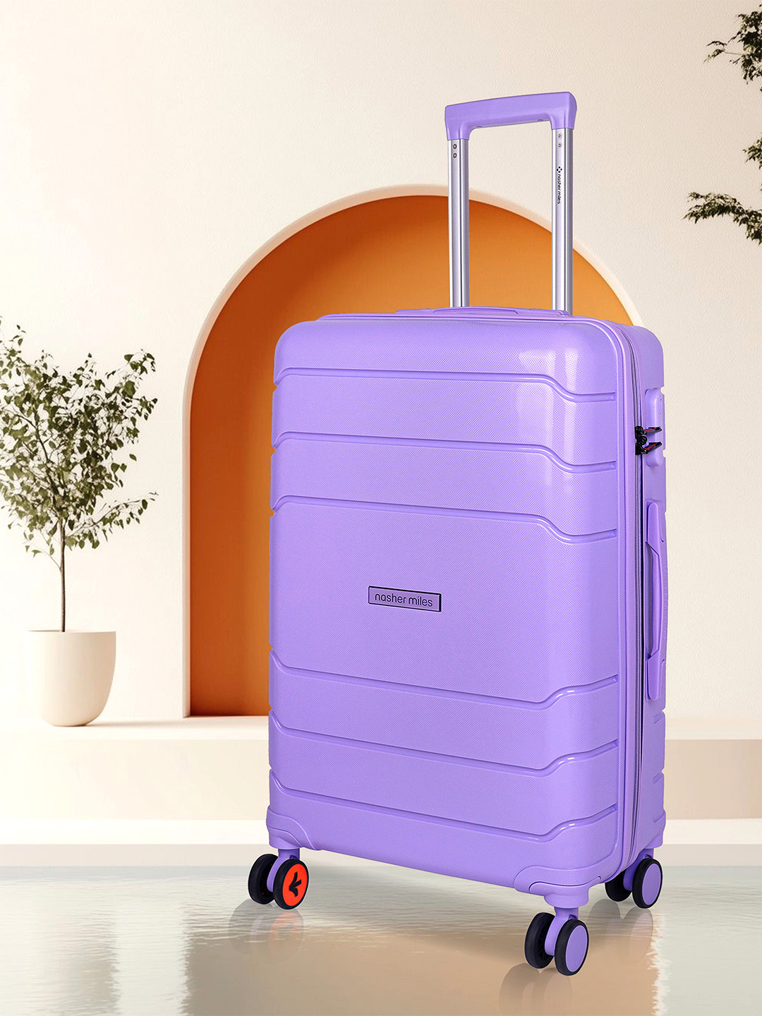 Nasher Miles Lisbon Hard-Sided Medium Trolley Bag - 64.0 L