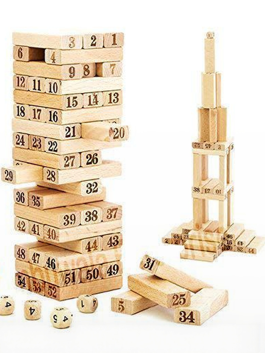 Jambuwala Enterprise Kids Wooden Tumbling Tower Game Kit