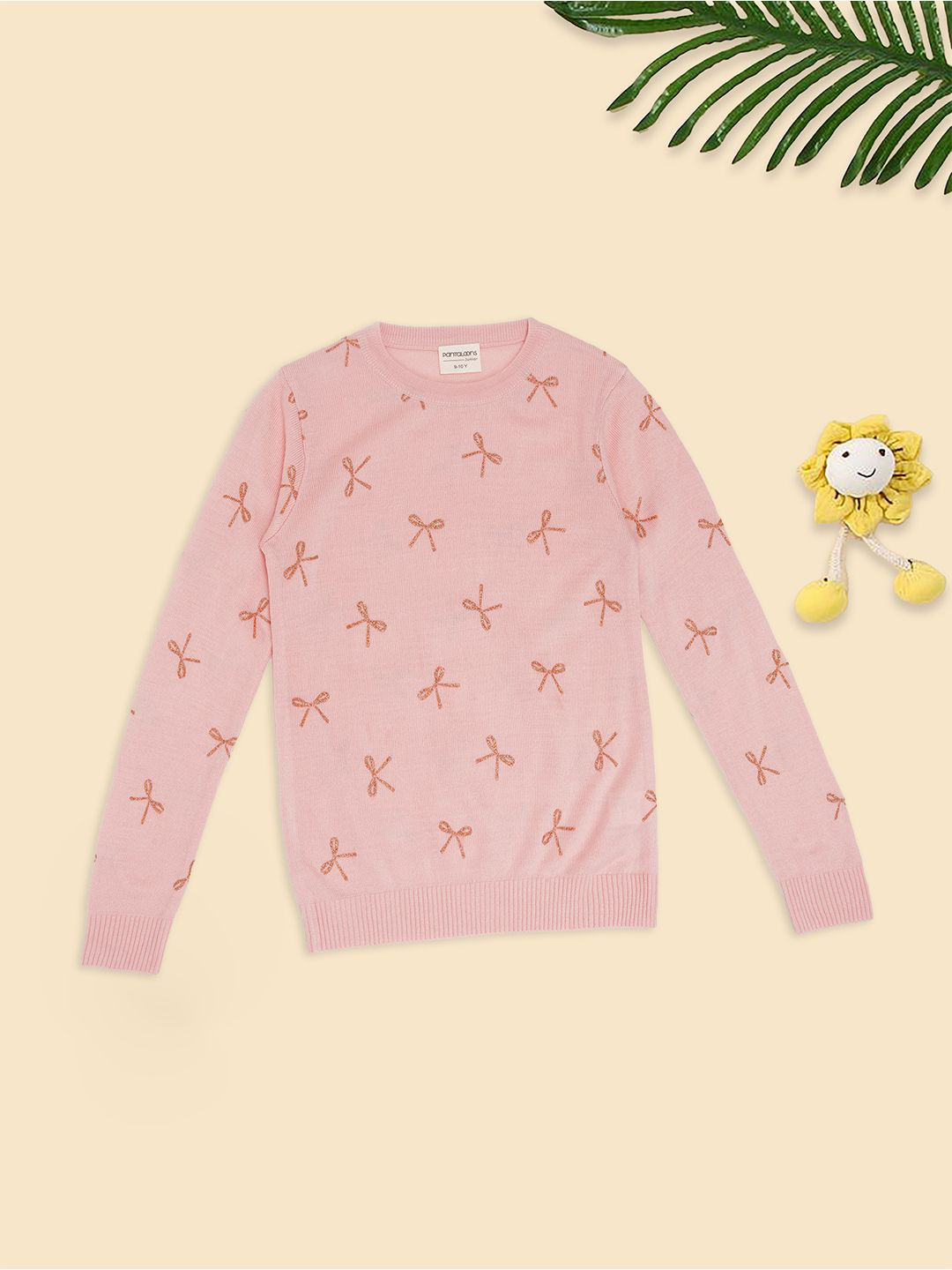 Pantaloons Junior Girls Printed Pullover