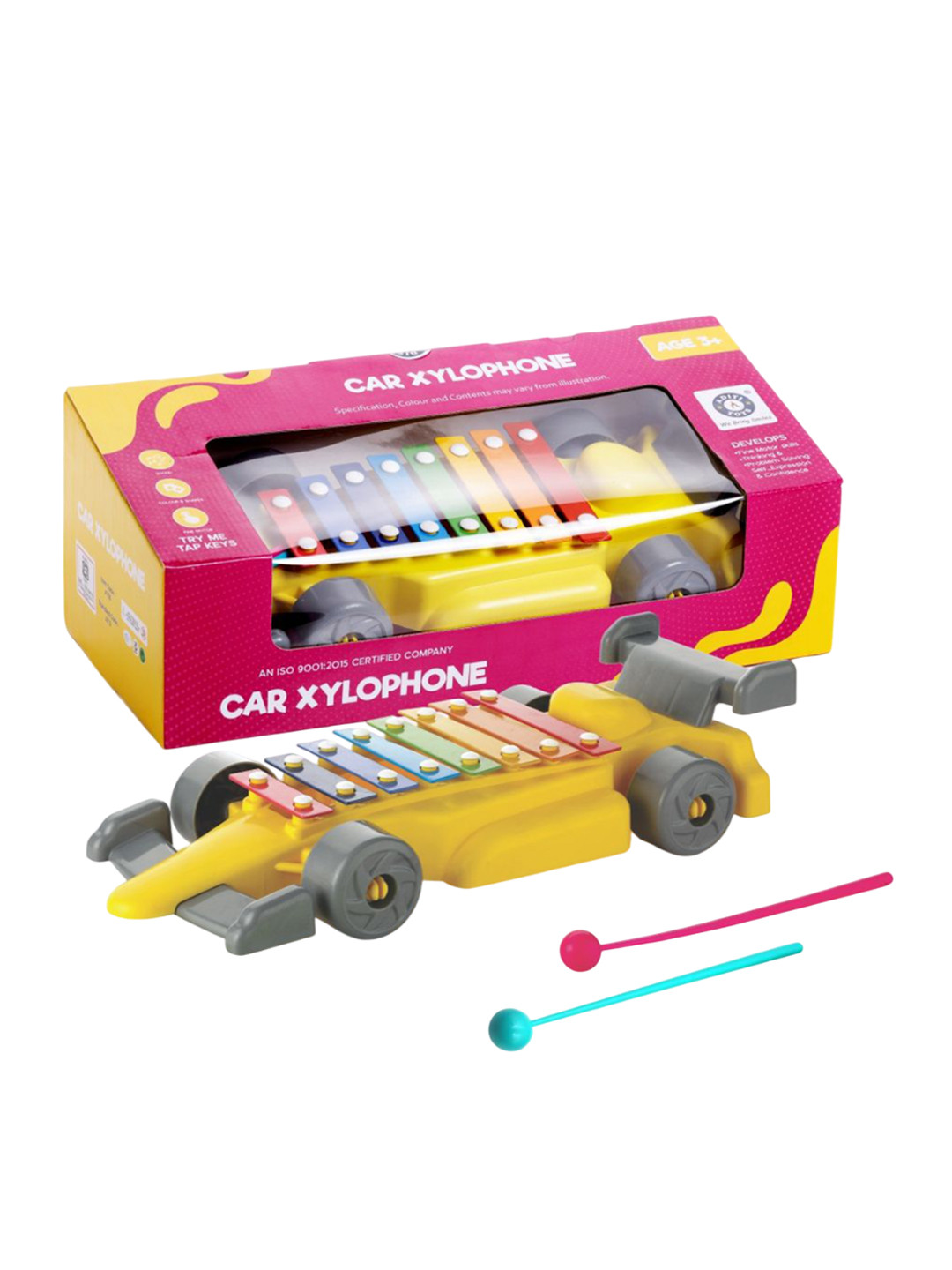 CHANAK Kids Car Xylophone Musical Toy with 8 Metal Nodes
