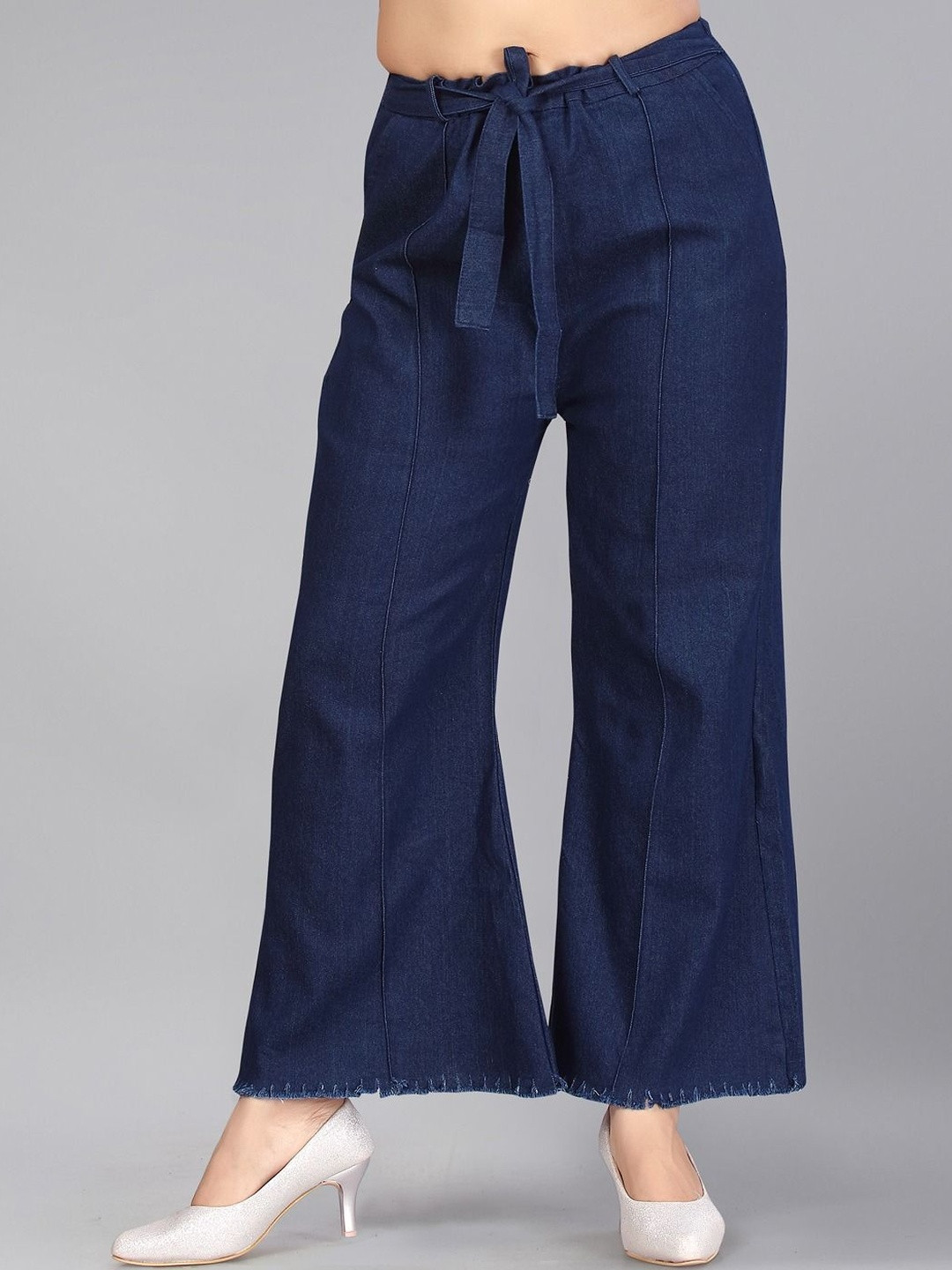 Muhuratam Girls Cotton Clean Look Jeans