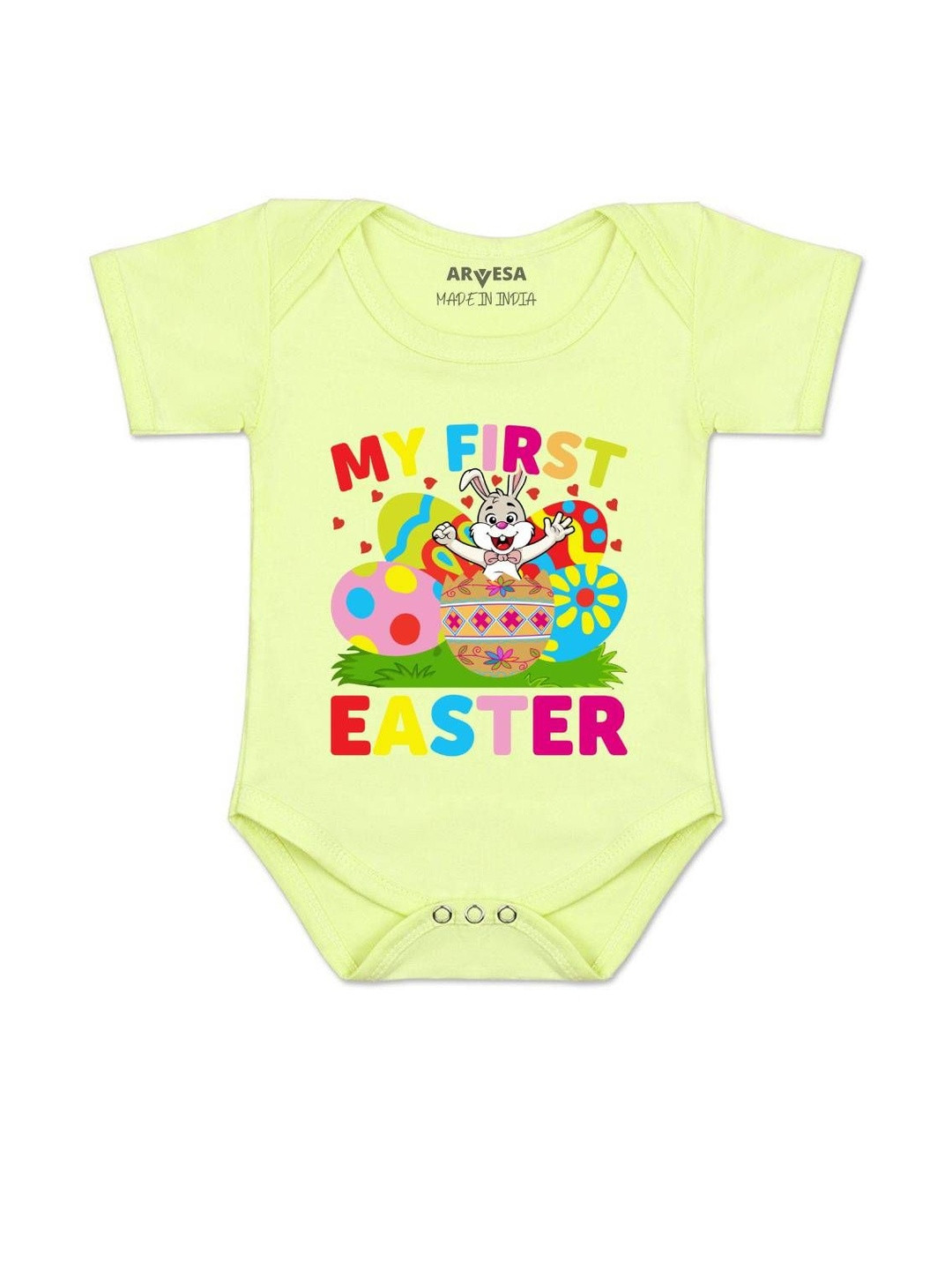 My First Easter Printed Romper
