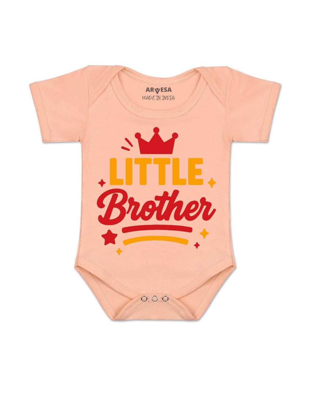 Little Brother Printed Romper