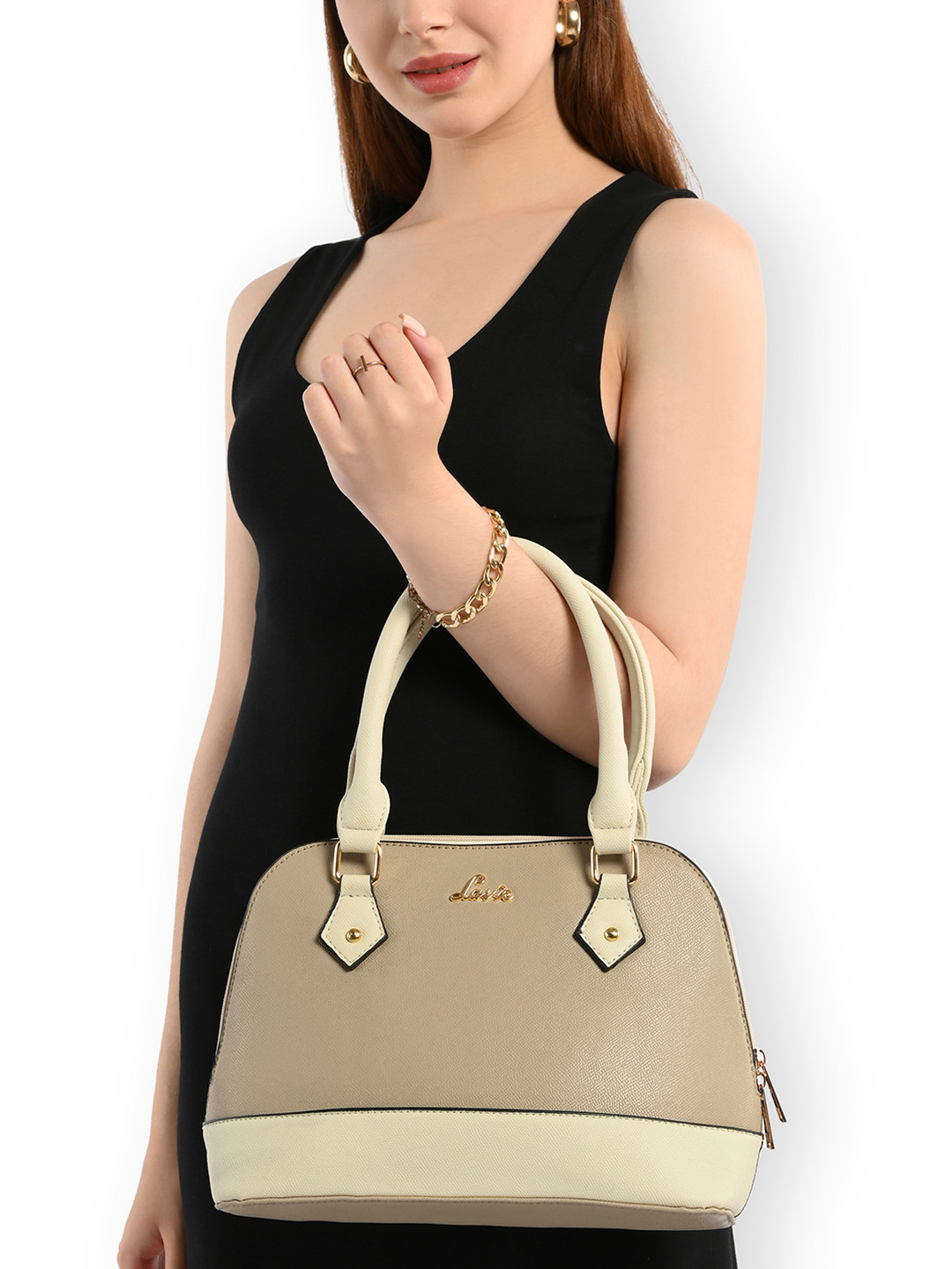 Lavie Women Winnie Solid Structured Satchel Bag