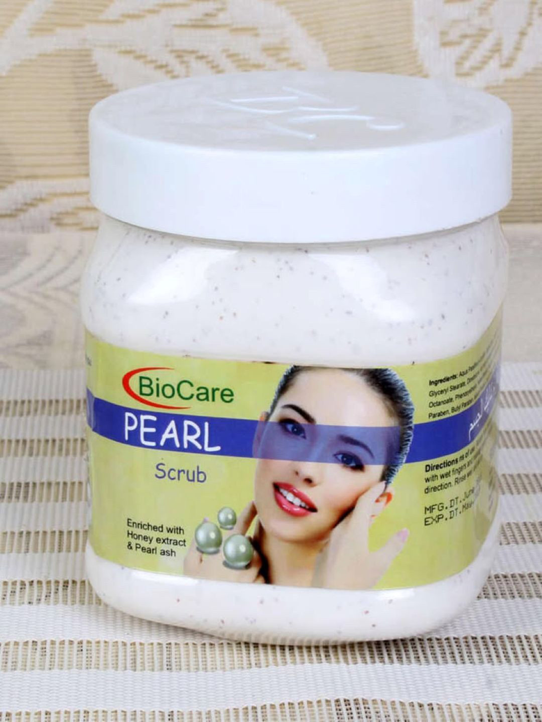 Biocare Pearl Face & Body Scrub For Nourishment - 500 ml