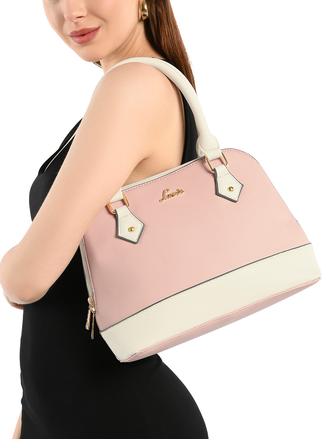 Lavie Women Winnie Solid Structured Satchel Bag