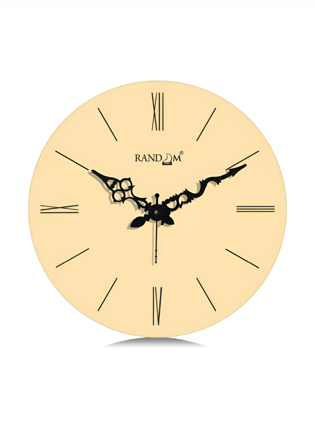 RANDOM Yellow Analogue Wall Clock