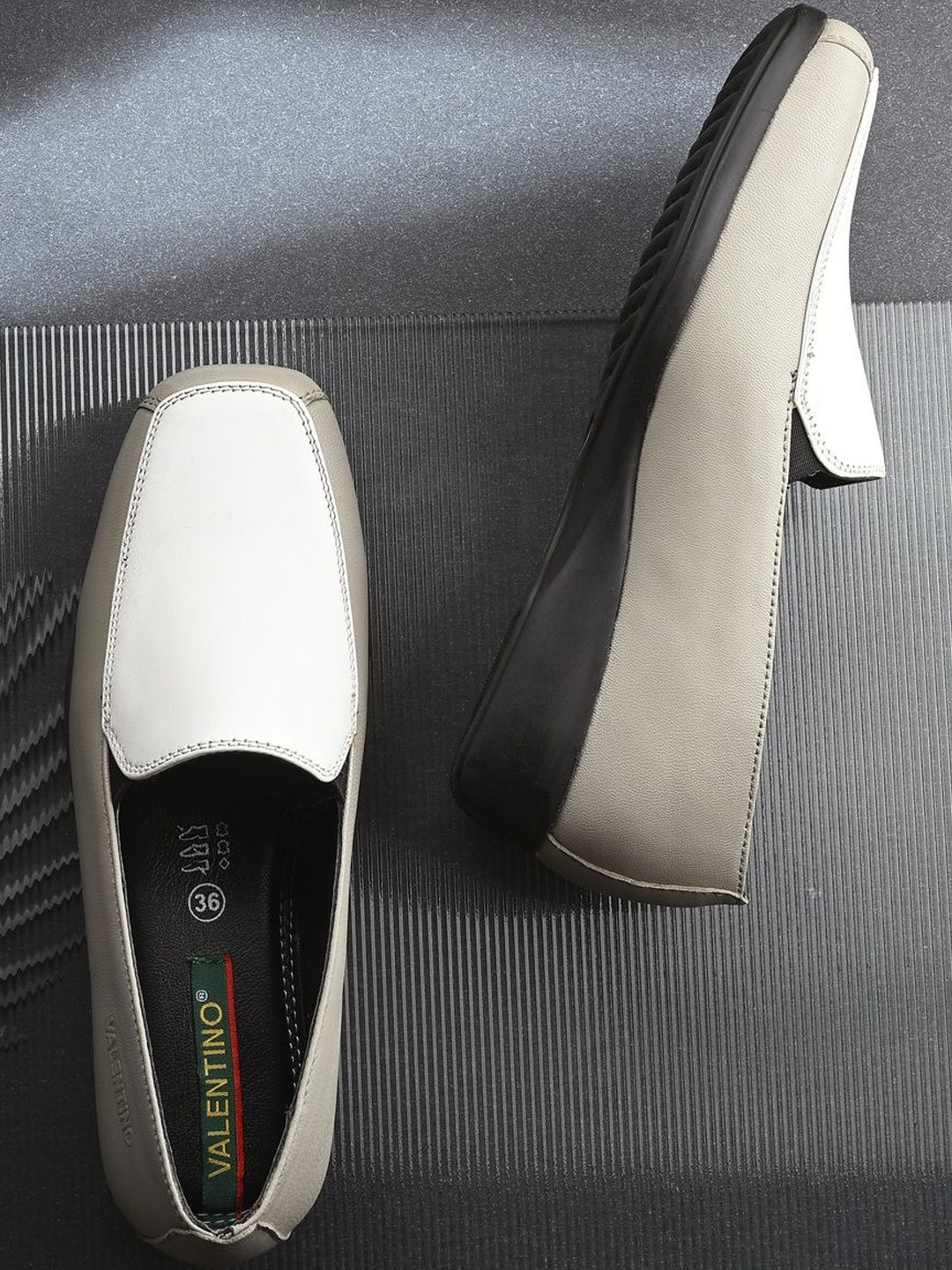 Valentino Women Leather Loafers