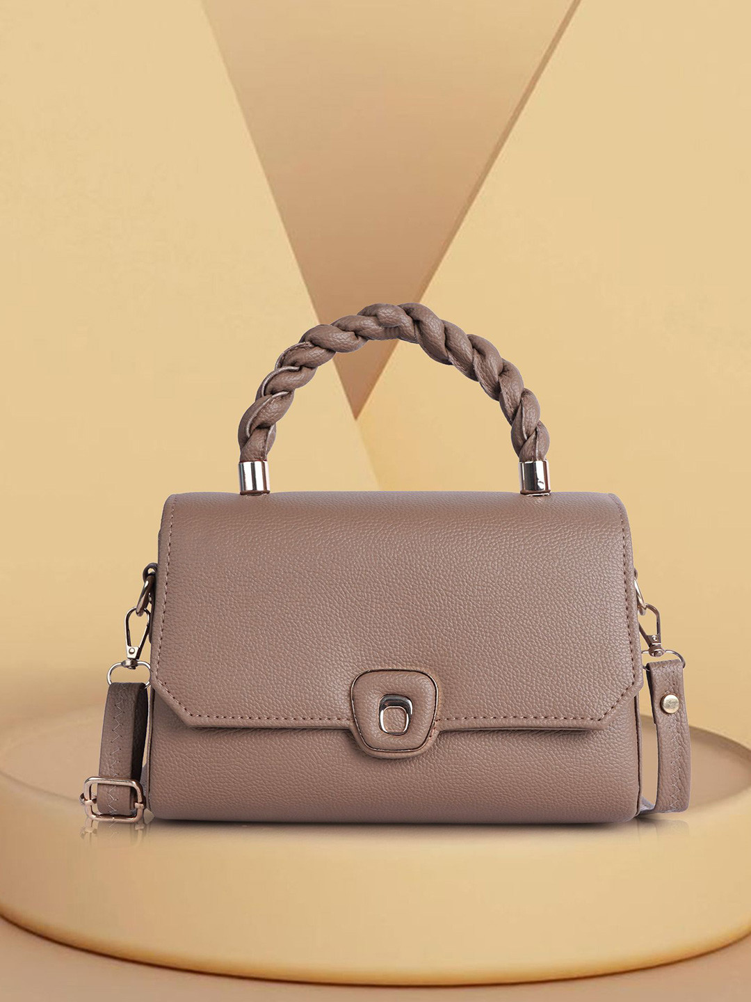 LUNA & SOL Women Solid Crossbody Satchel Bag