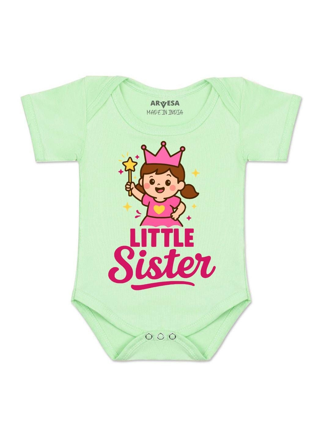 Little Sister Printed Romper