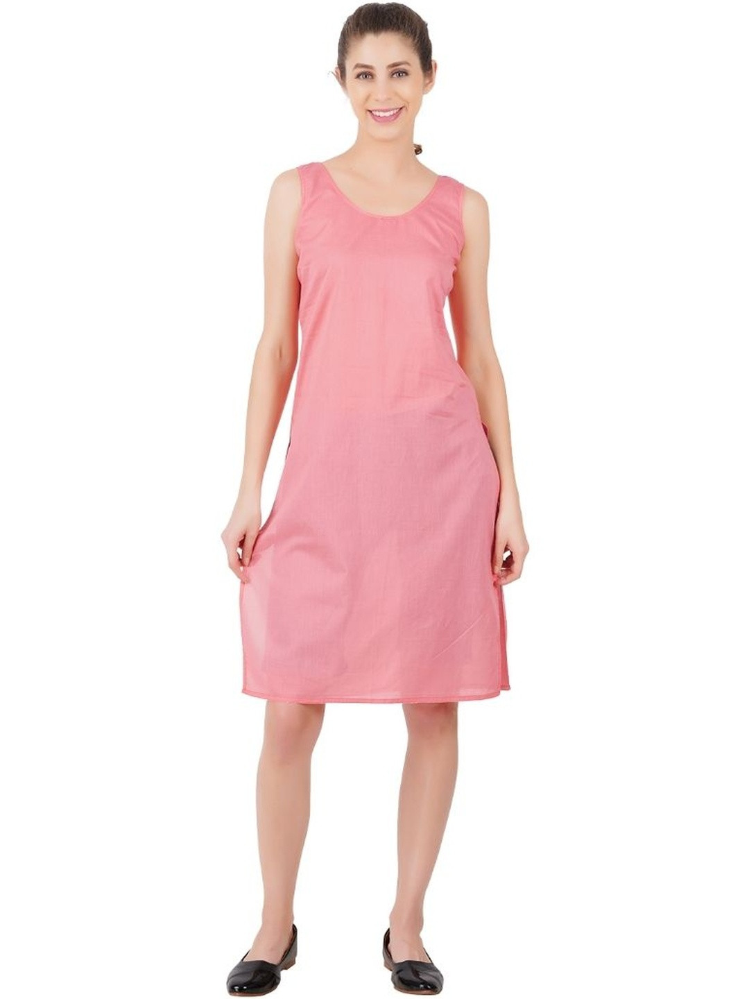 Happy Bunny Women Cotton Knee Length Inner Camisole