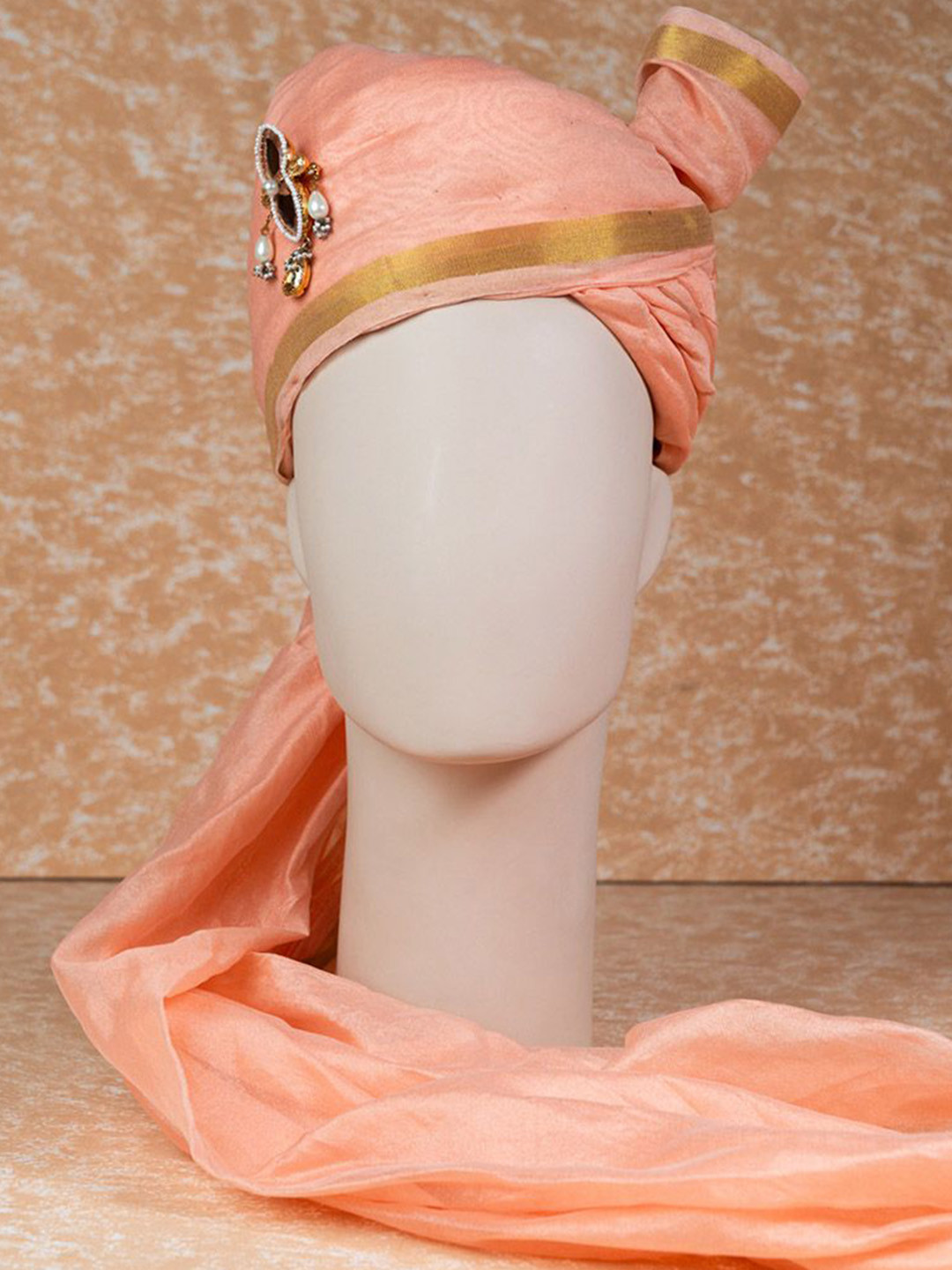 Tasva Safa With Zari Border