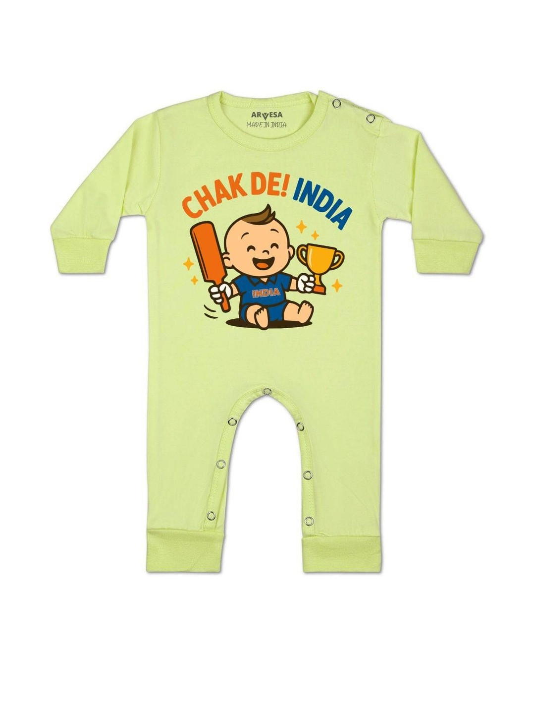 Chak De India Printed Baby Rompers