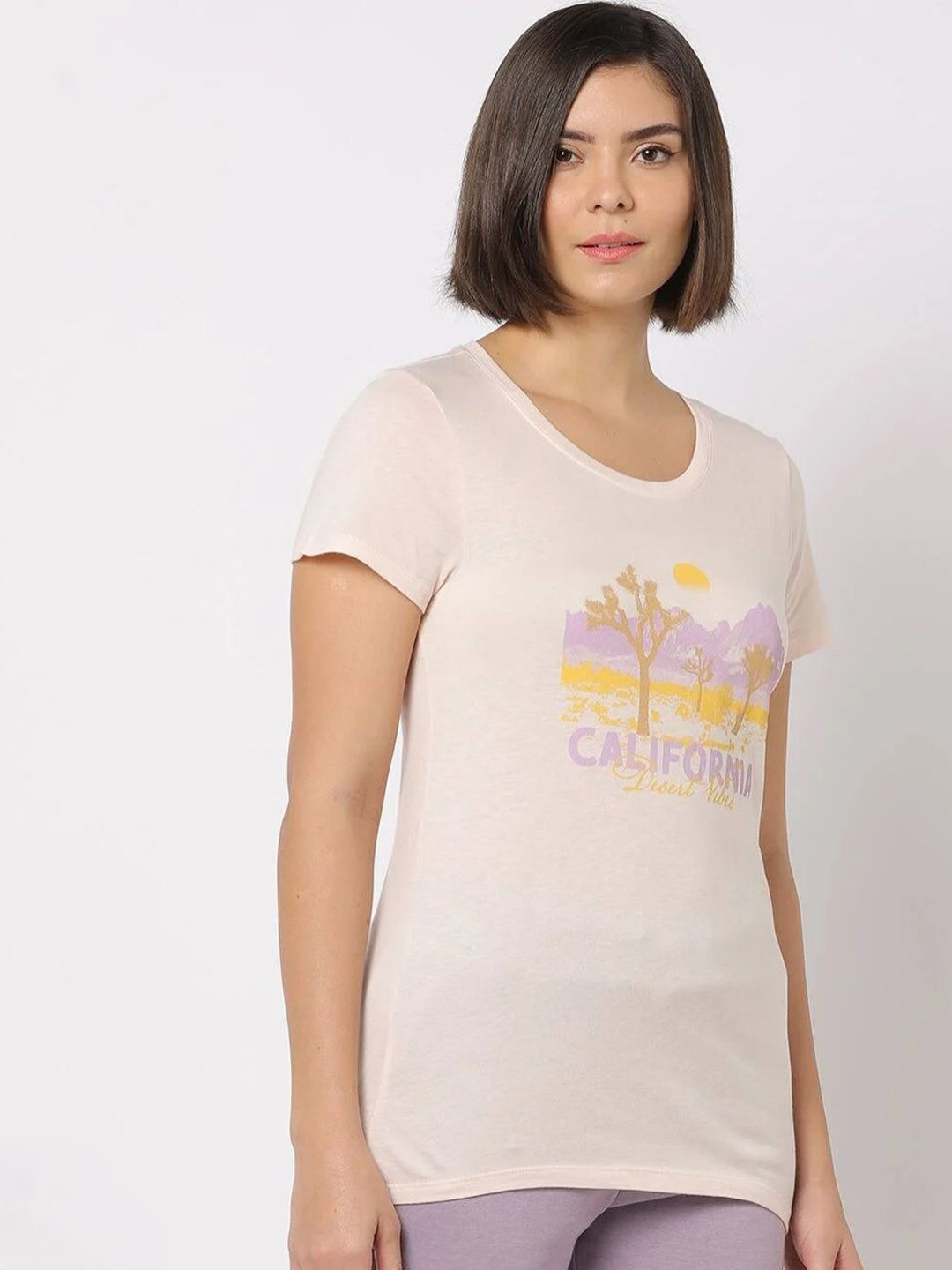 GAP Graphic Printed Crew Neck T-Shirt