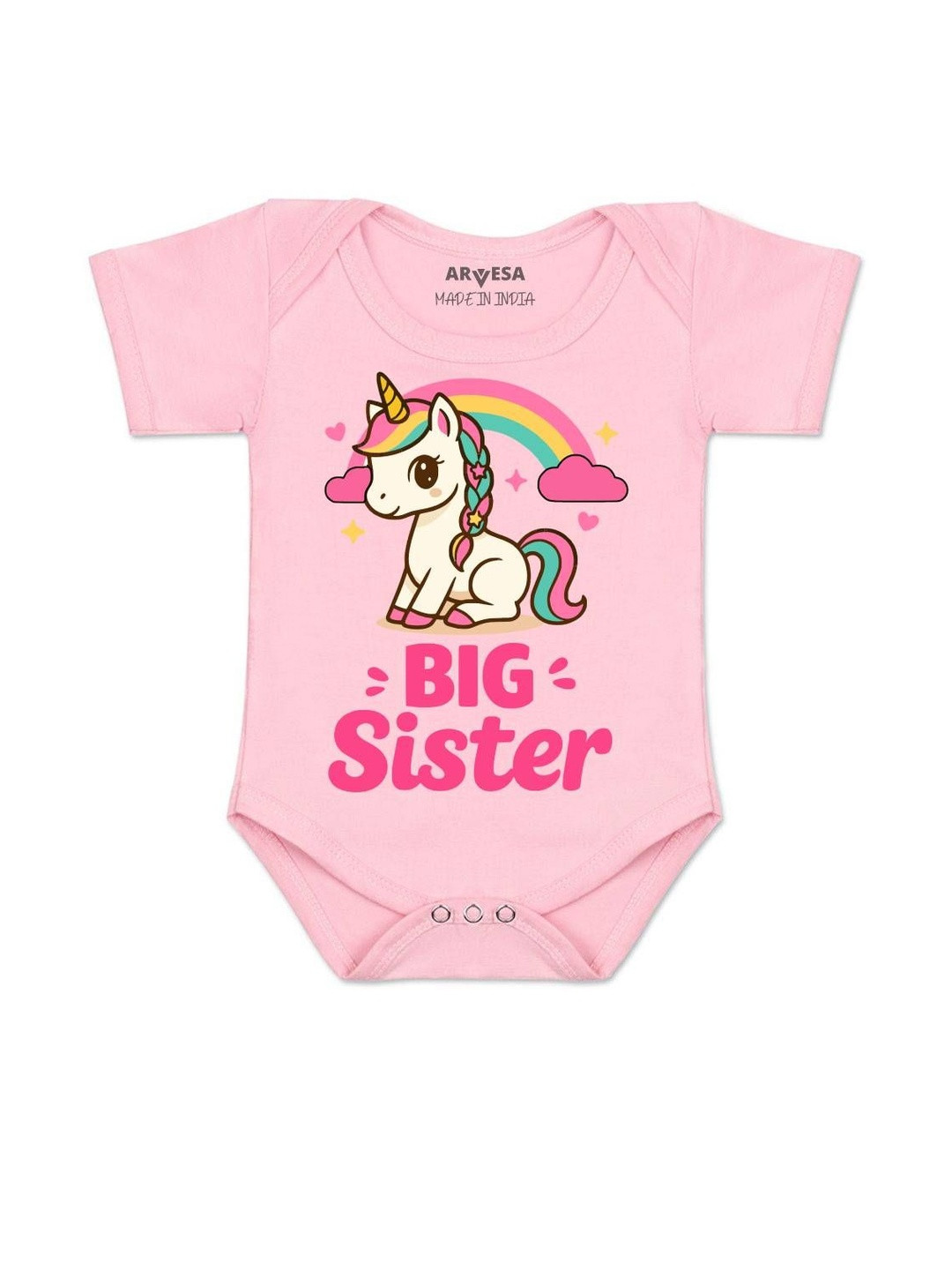 Big Sister Printed Romper