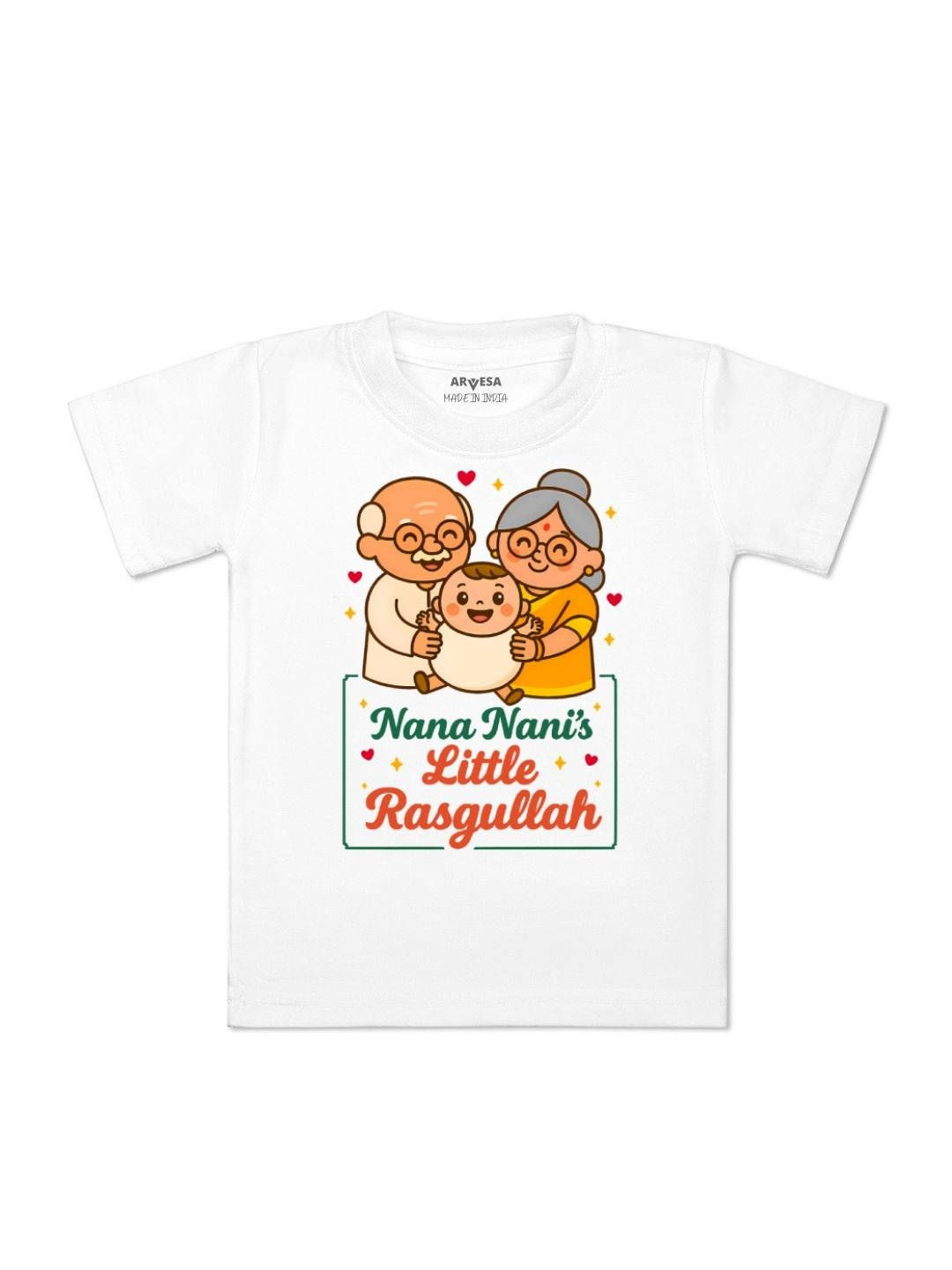 Nana Nani Little Rasgullah Printed Kids Tshirt