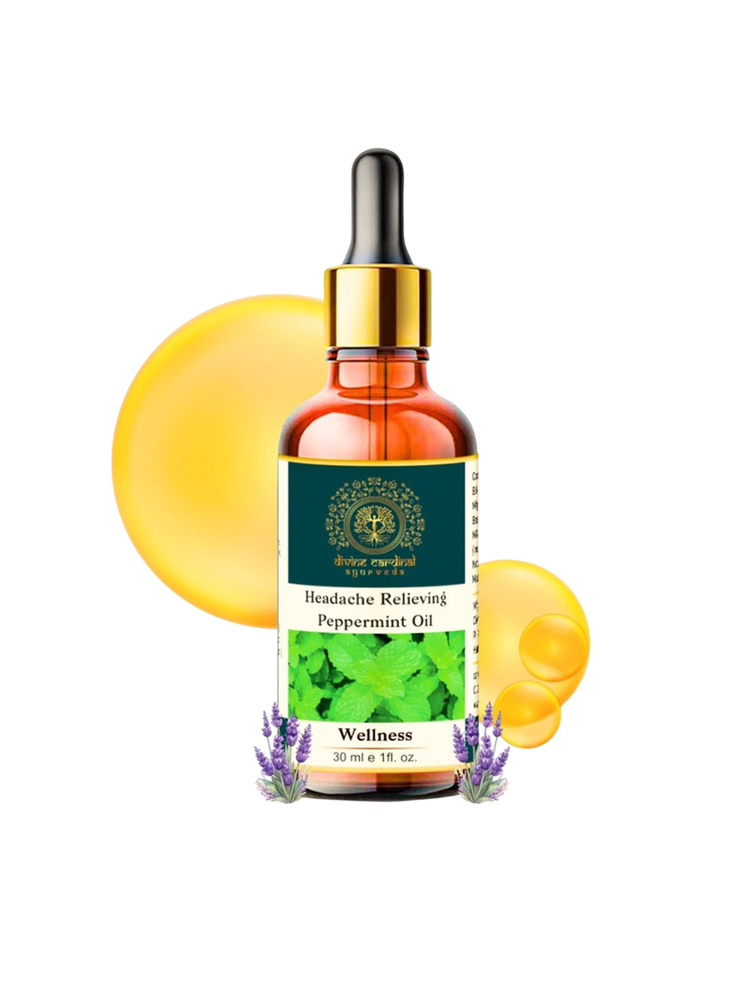 Divine cardinal Headache Relieving Peppermint Oil - 30 ml