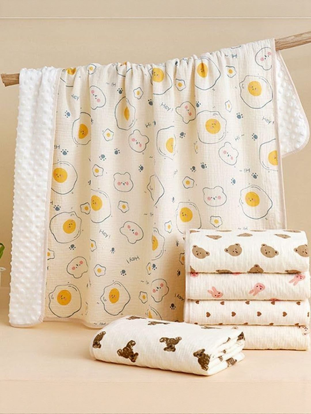 Teri Beri Assorted Cartoon Characters AC Room Blanket