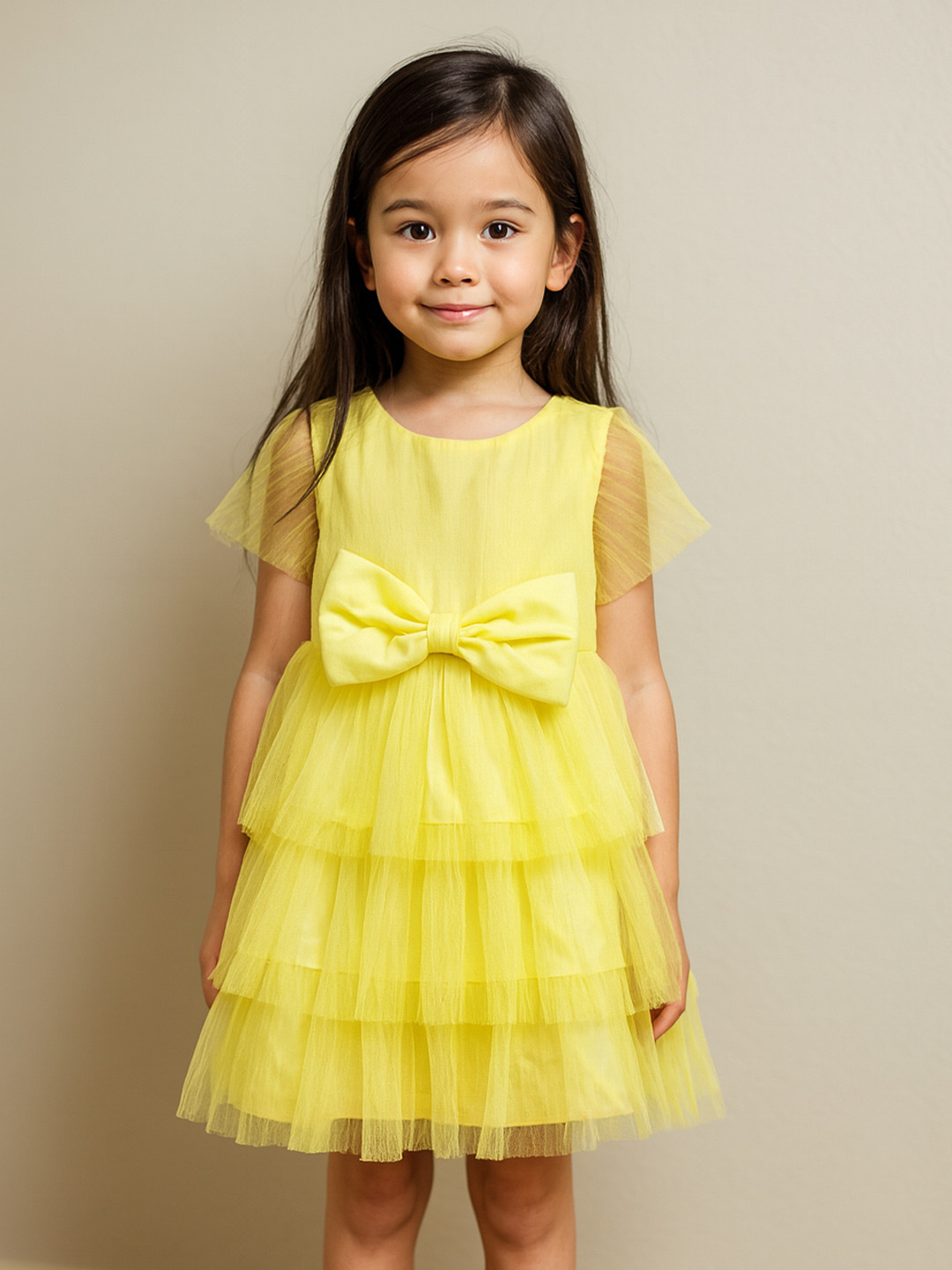 KidsDew  Girl Net Fit & Flare Dress