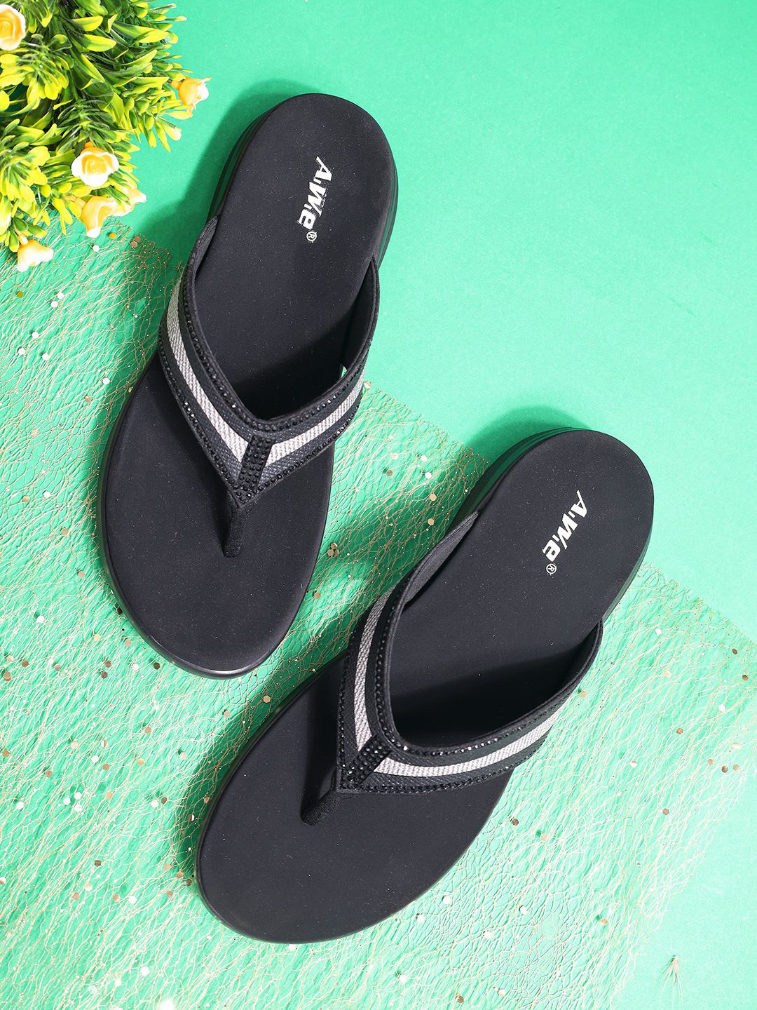 AIWIE Womens Thong Flip-Flops