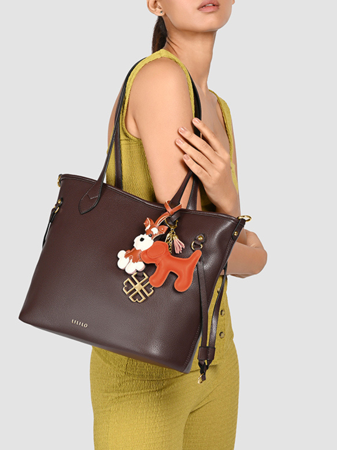 Lililo Swagger Two Faced Zipper Tote Bag