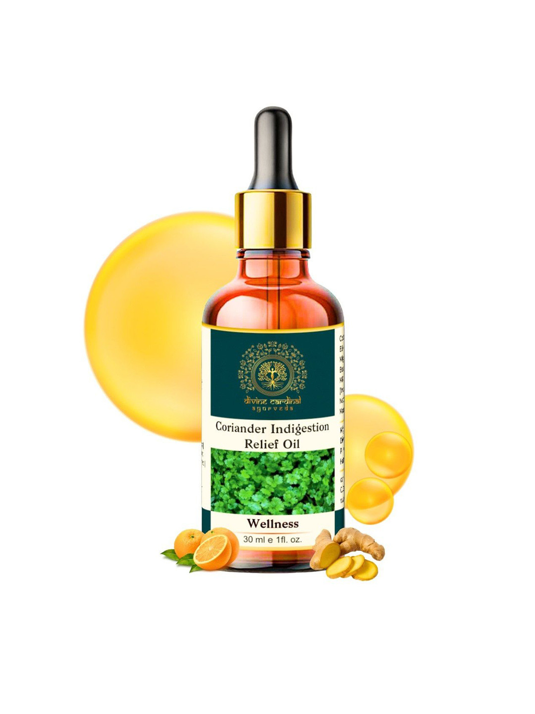 Divine cardinal Coriander Indigestion Relief Oil - 30 ml