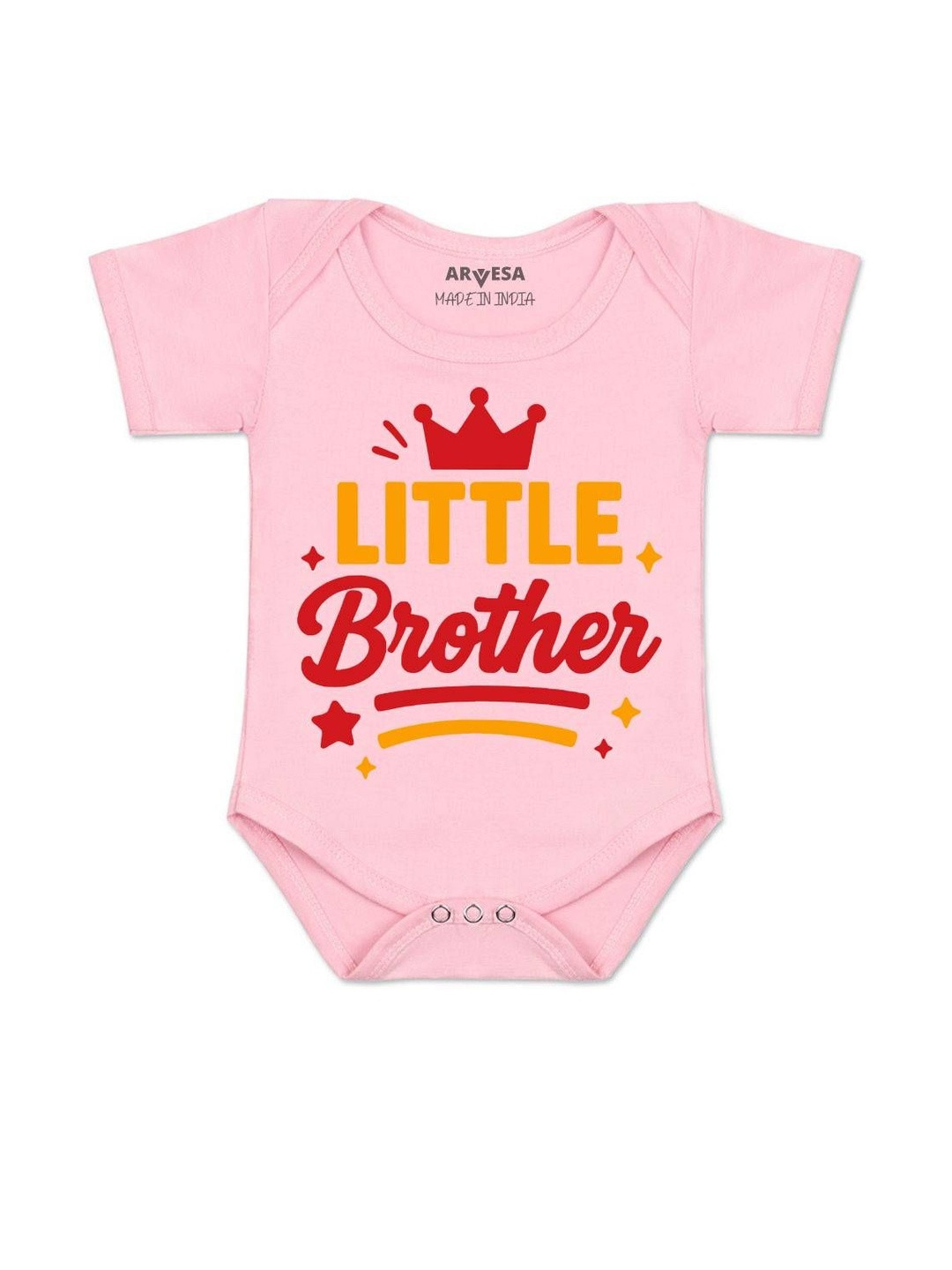 Little Brother Printed Romper