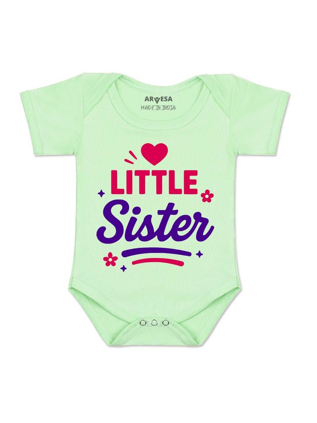 Little Sister Printed Romper