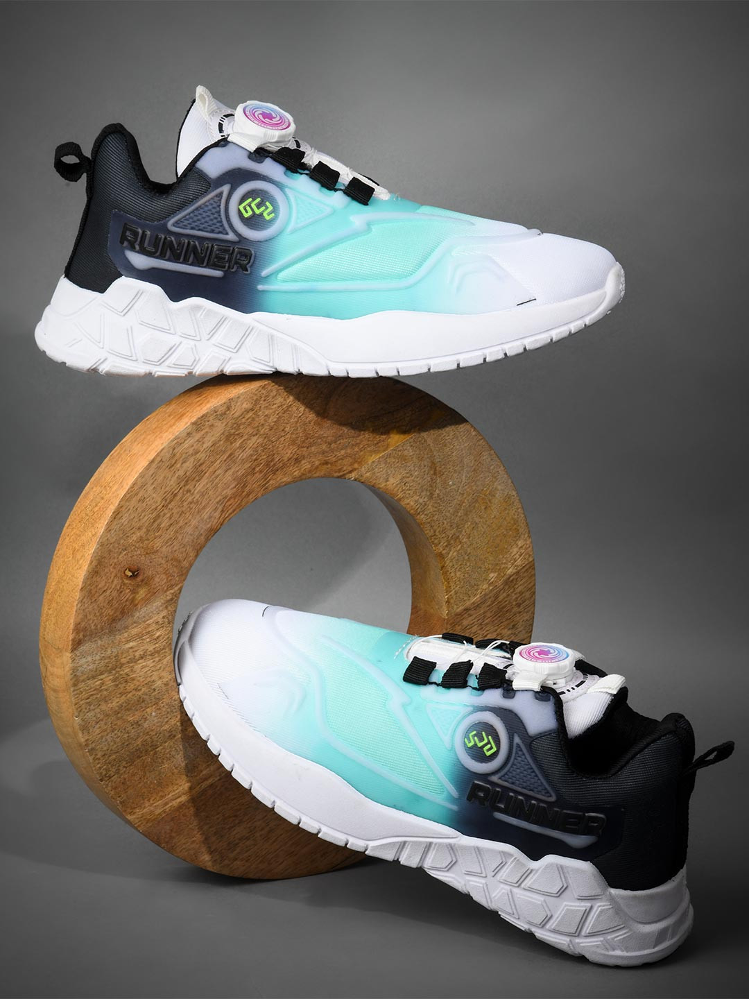 COGS Green Mesh Casual Shoes