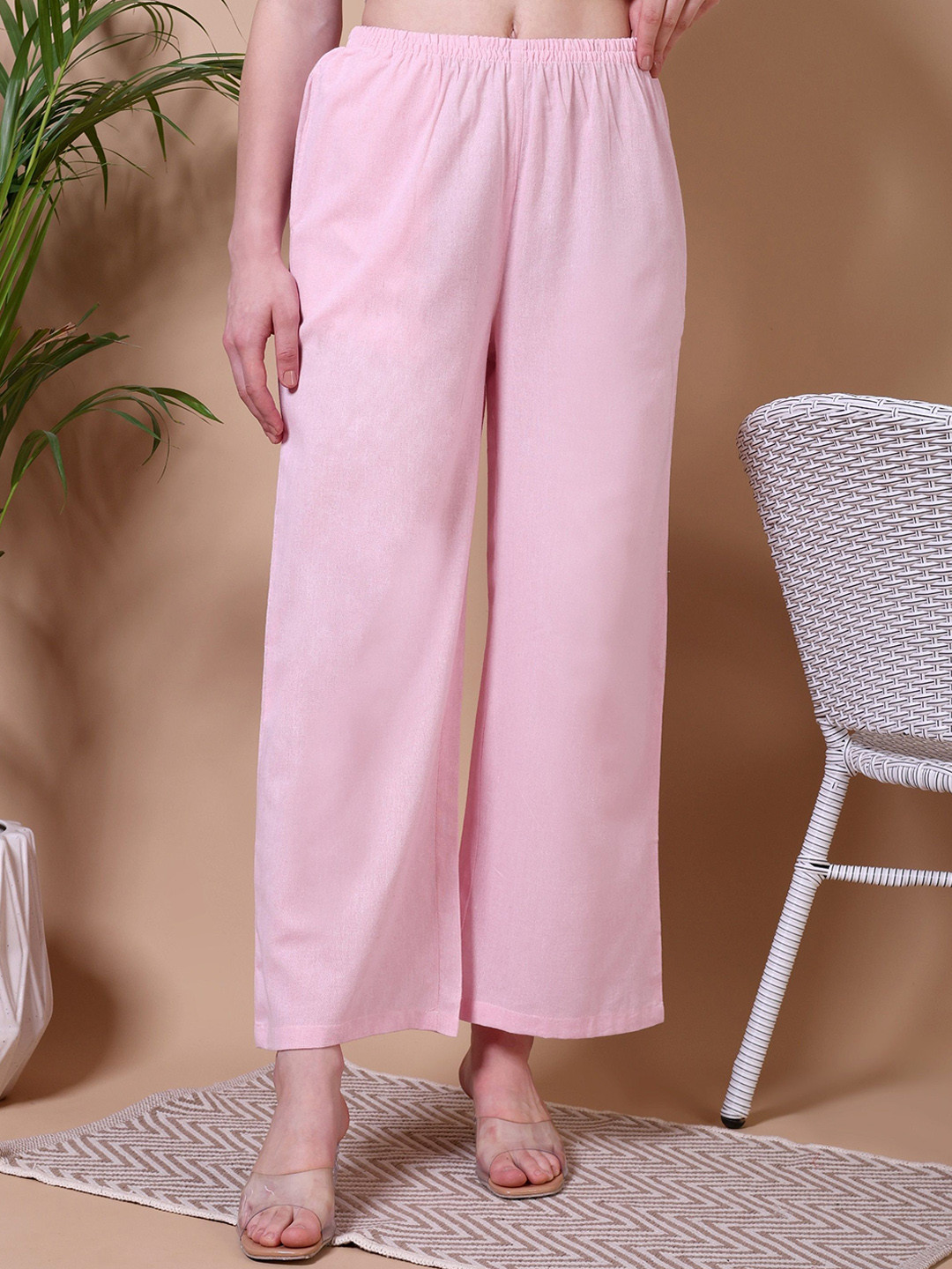 Ameerah Women Mid-Rise Original Pleated Trousers
