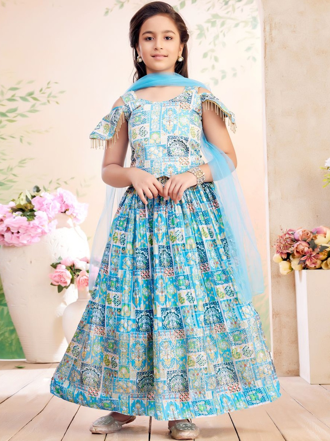 Muhuratam Girls Pure Georgette Lehenga Choli