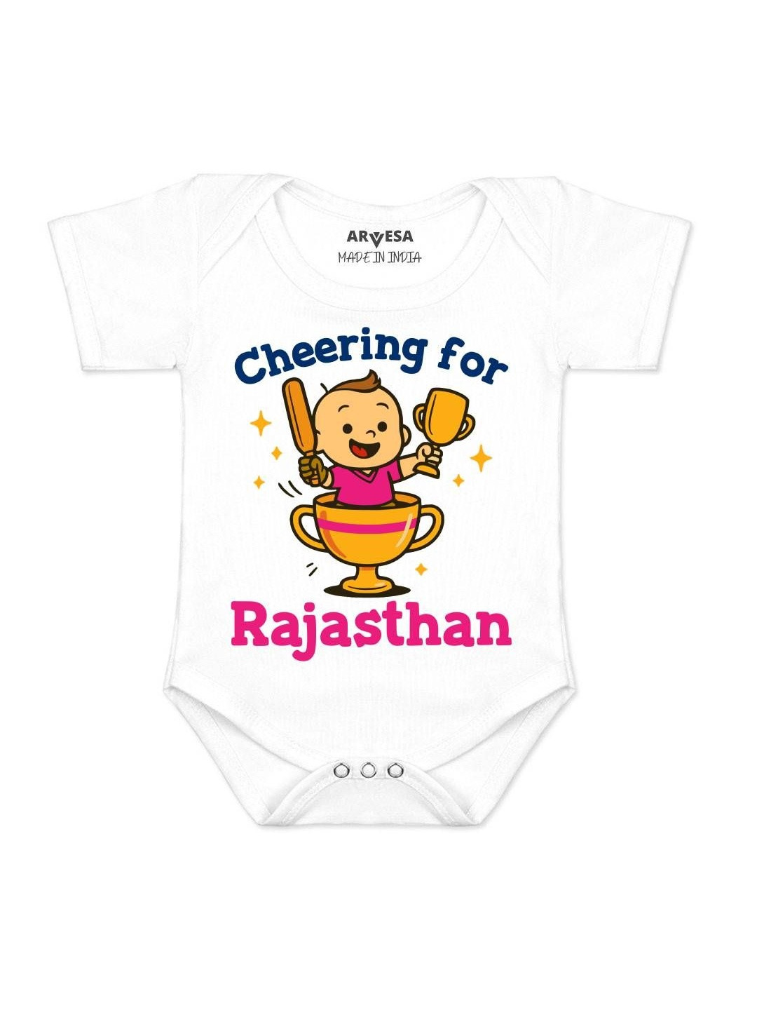 Cheering For Rajasthan Printed Romper