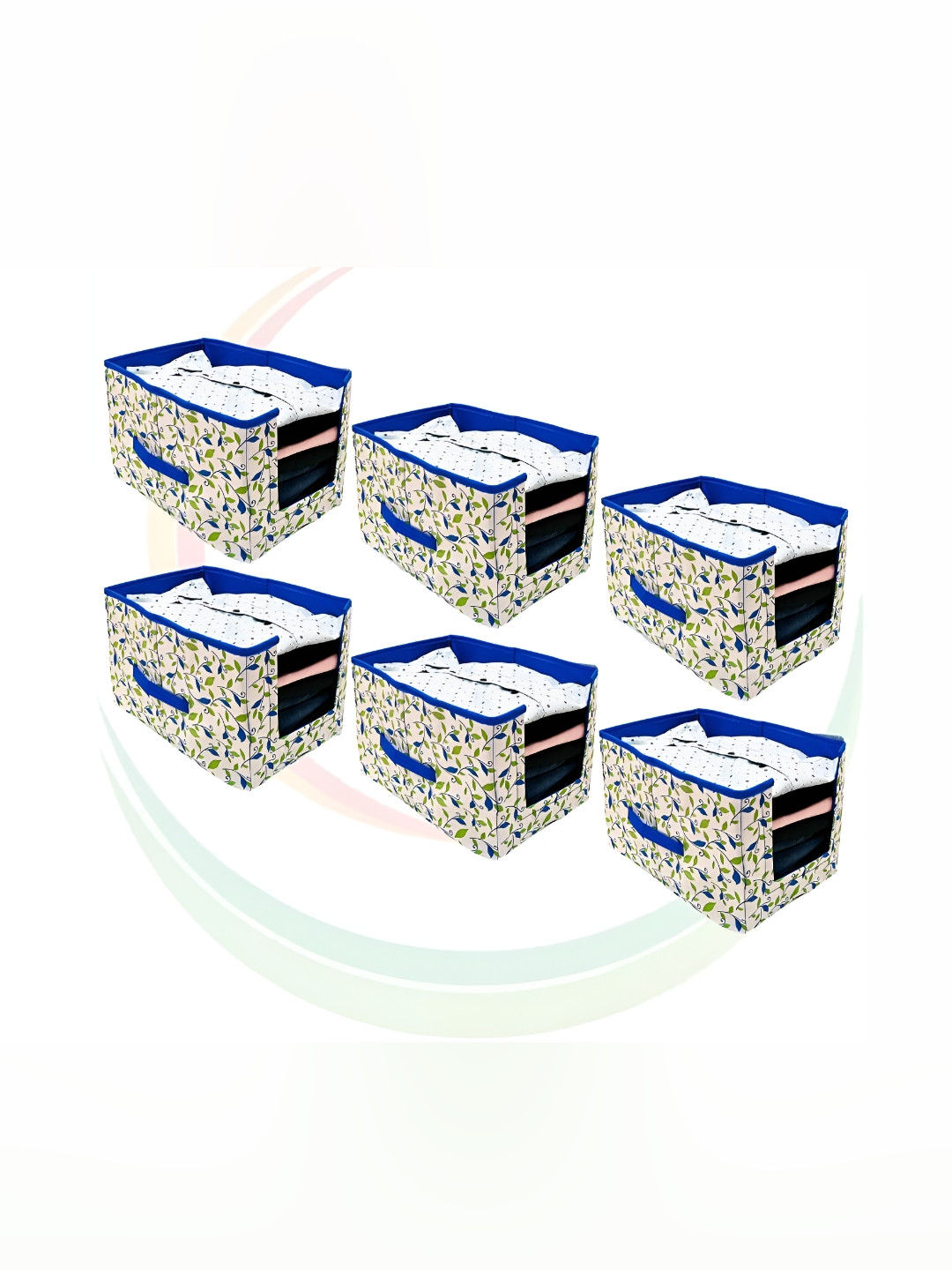 GR Art&Craft Green 6 Pieces Regular Multi-Utility Organisers