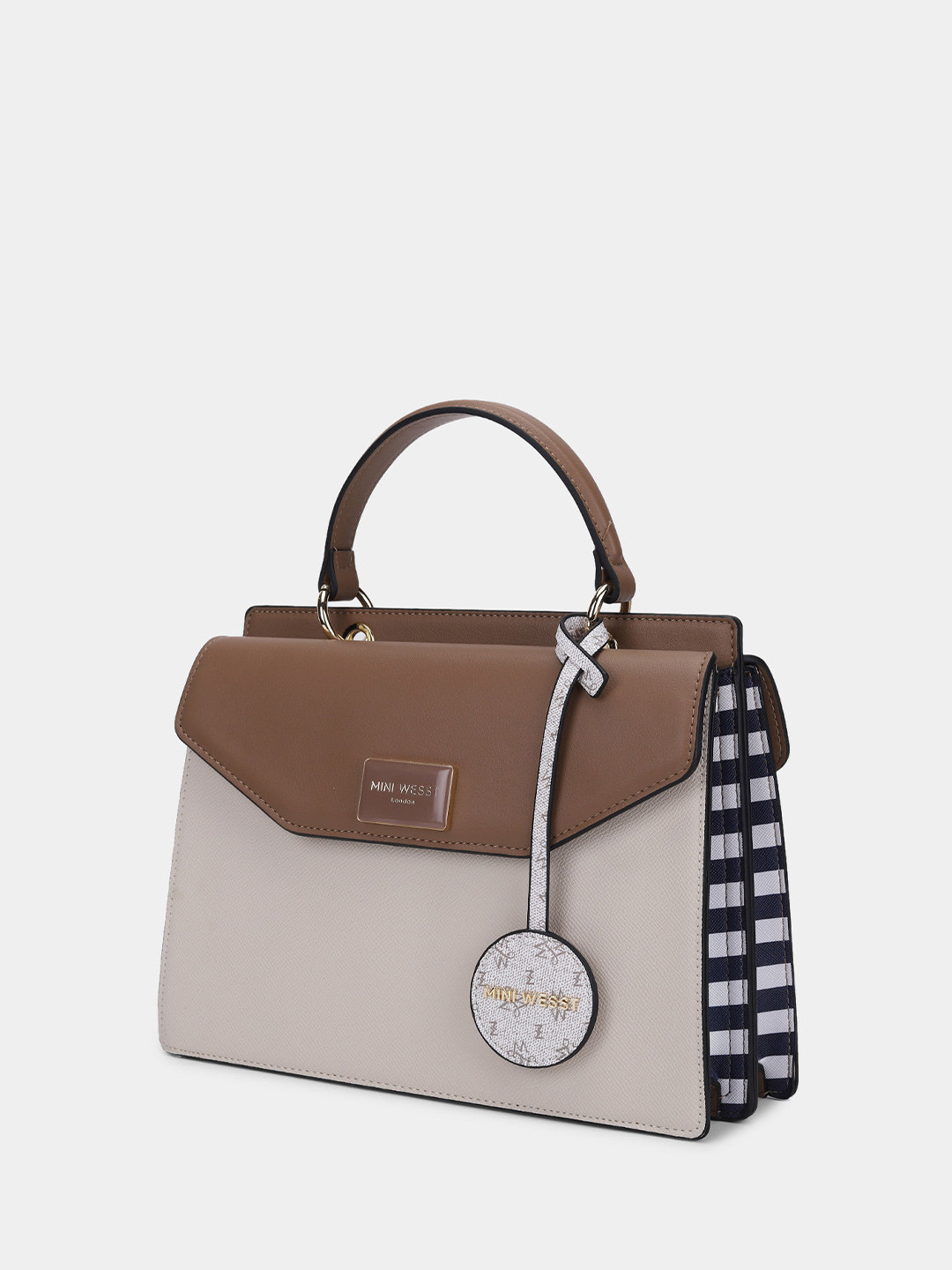 MINI WESST Yin & Yang Luxe Structured Shoulder Bag