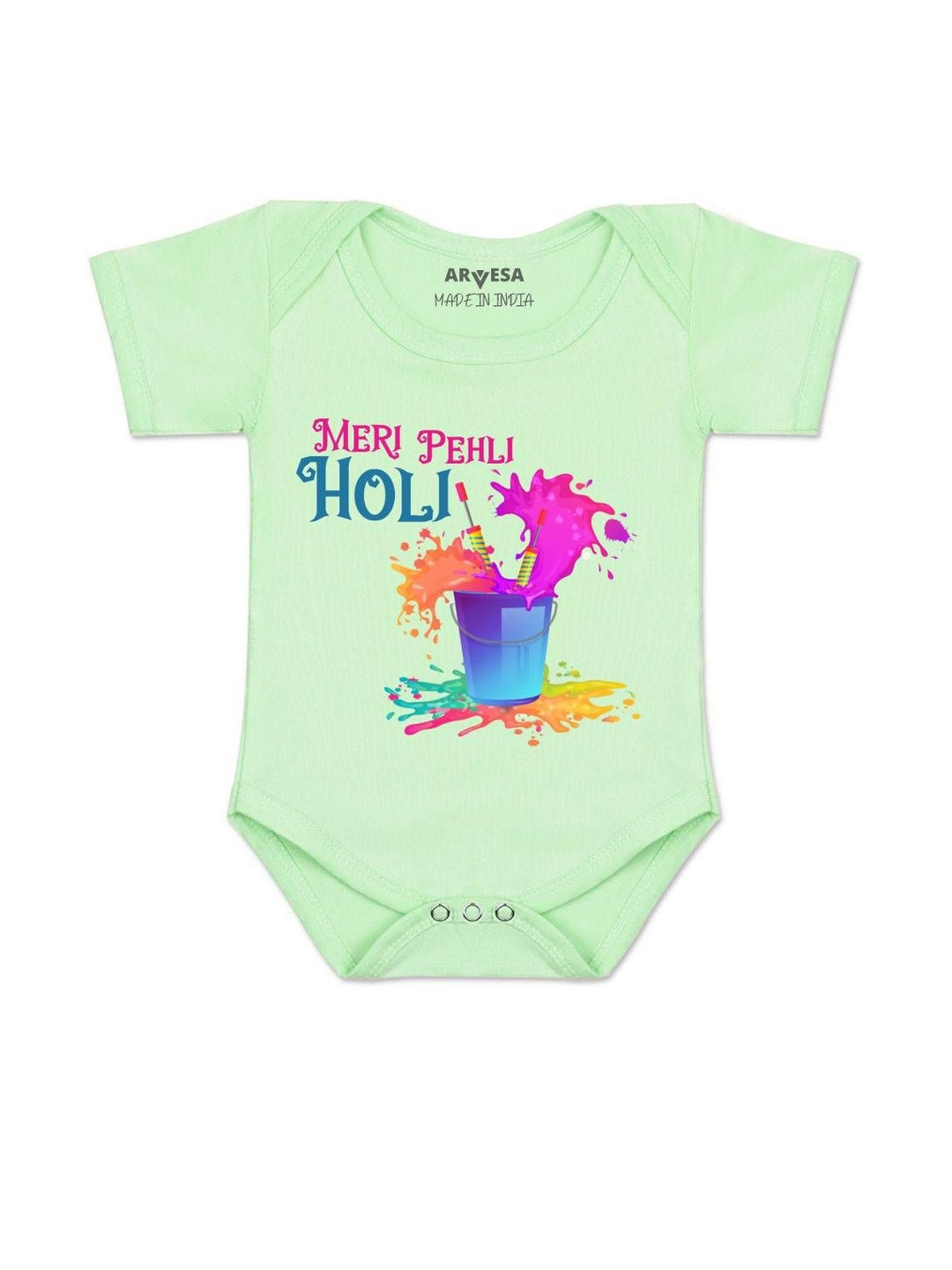 Meri Pehli Holi Printed Romper