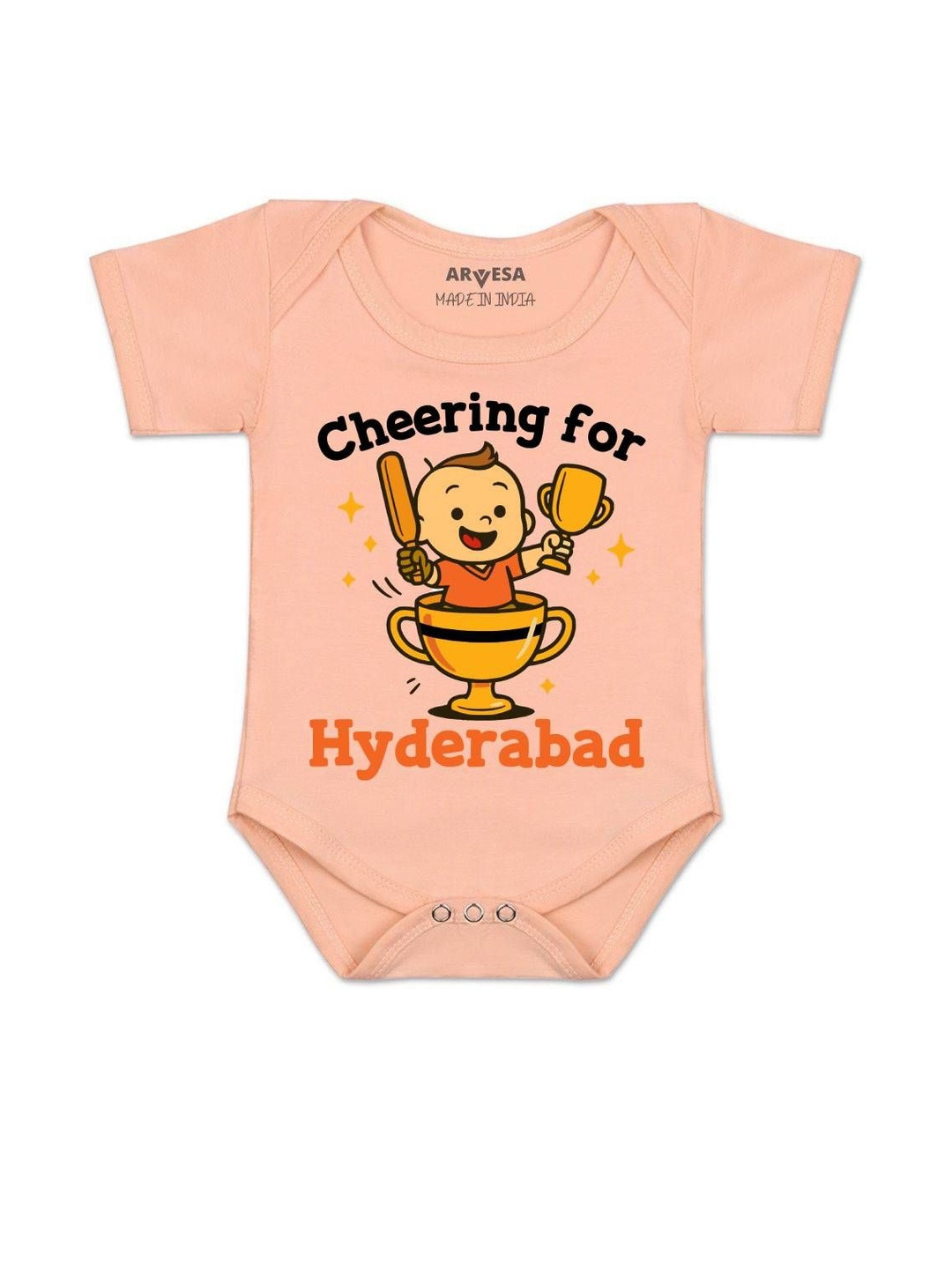 Cheering For Hyderabad Printed Romper