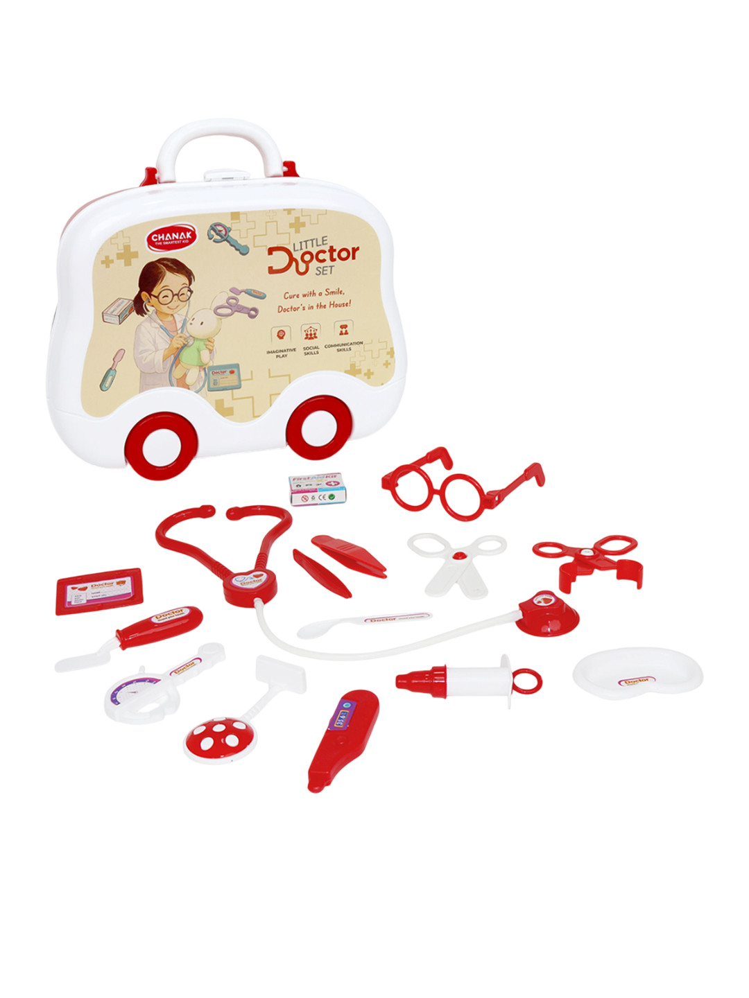 CHANAK Set Of 15 Little Doctor Set With Suitcase